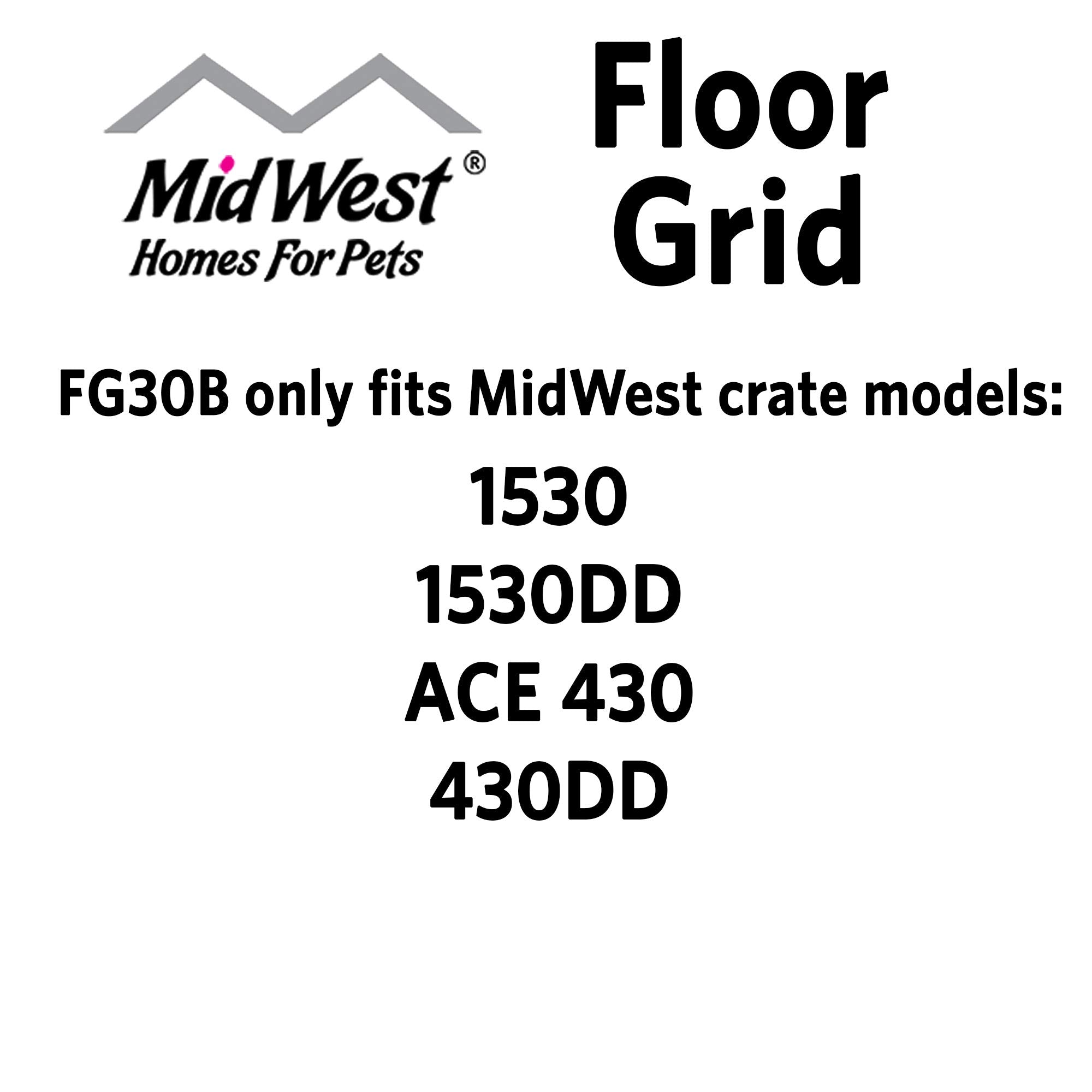 Midwest Homes For Pets Floor Grid For Dogs 1530, 1530Dd, 1930, 1930Dd, 1630 Curved Slide Bolt Latch, 1630Dd Curved Bolt Latch