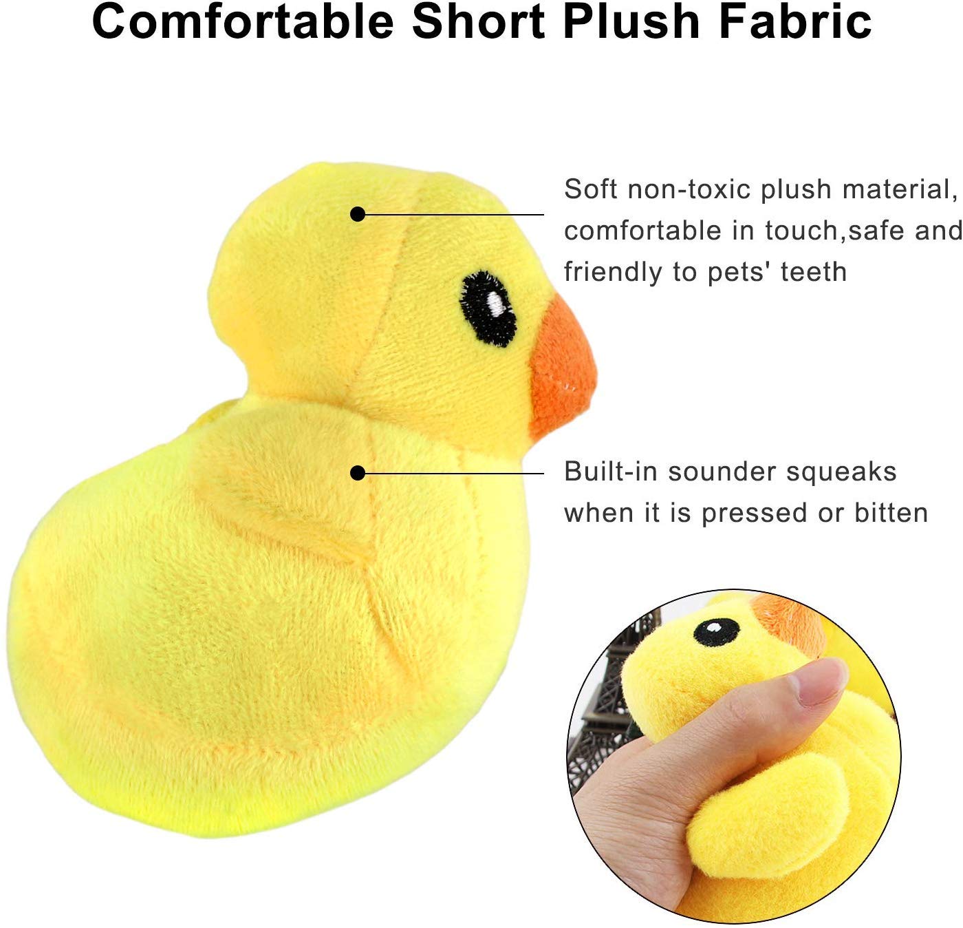 14 Pack Dog Squeaky Toys Cute Stuffed Plush Fruits Snacks And Vegetables Dog Toys For Puppy Small Medium Dog Pets