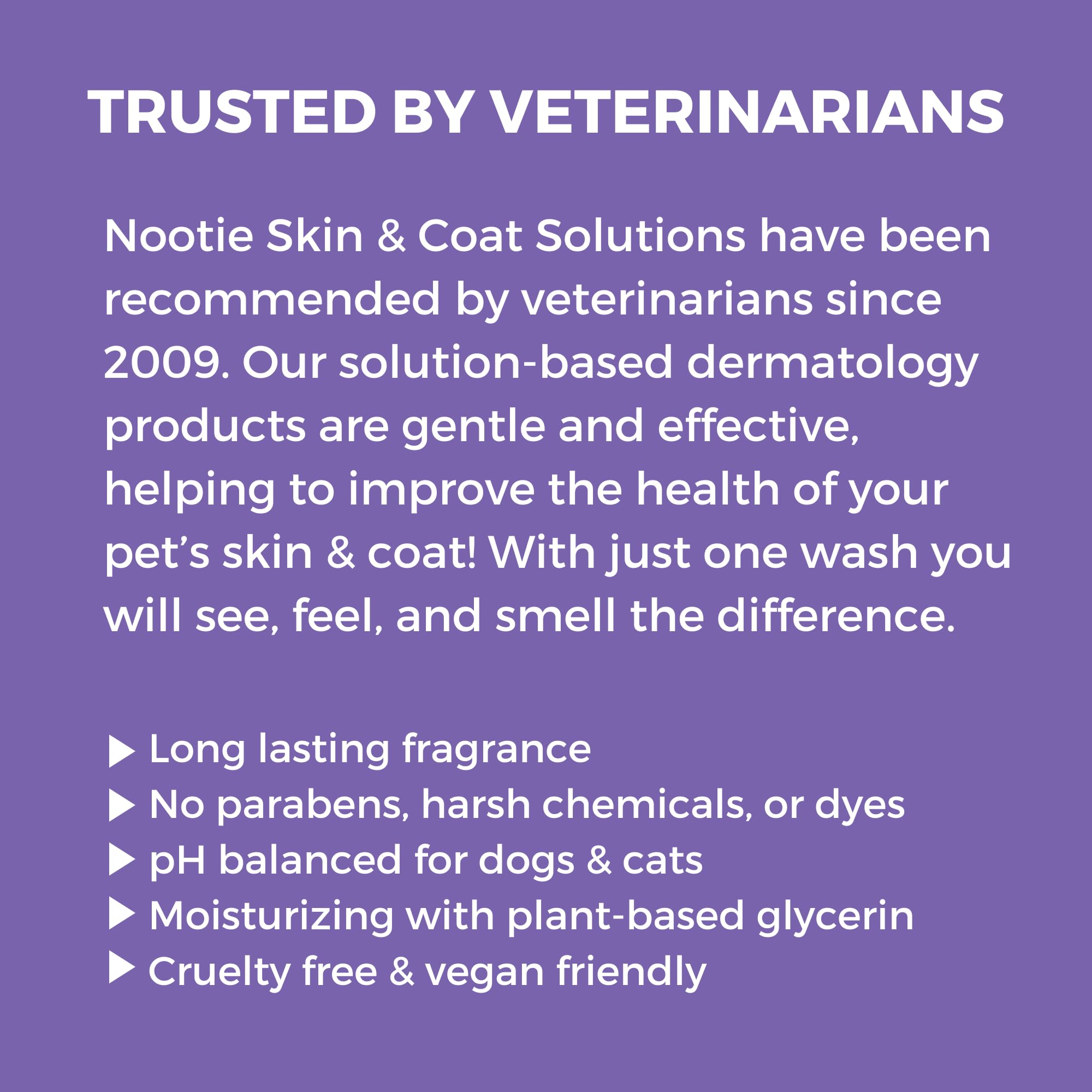 Nootie - Pet Shampoo For Sensitive Skin - Revitalizes Dry Skin & Coat - Natural Ingredients - Gentle Dog Shampoo - Cleans & Cond