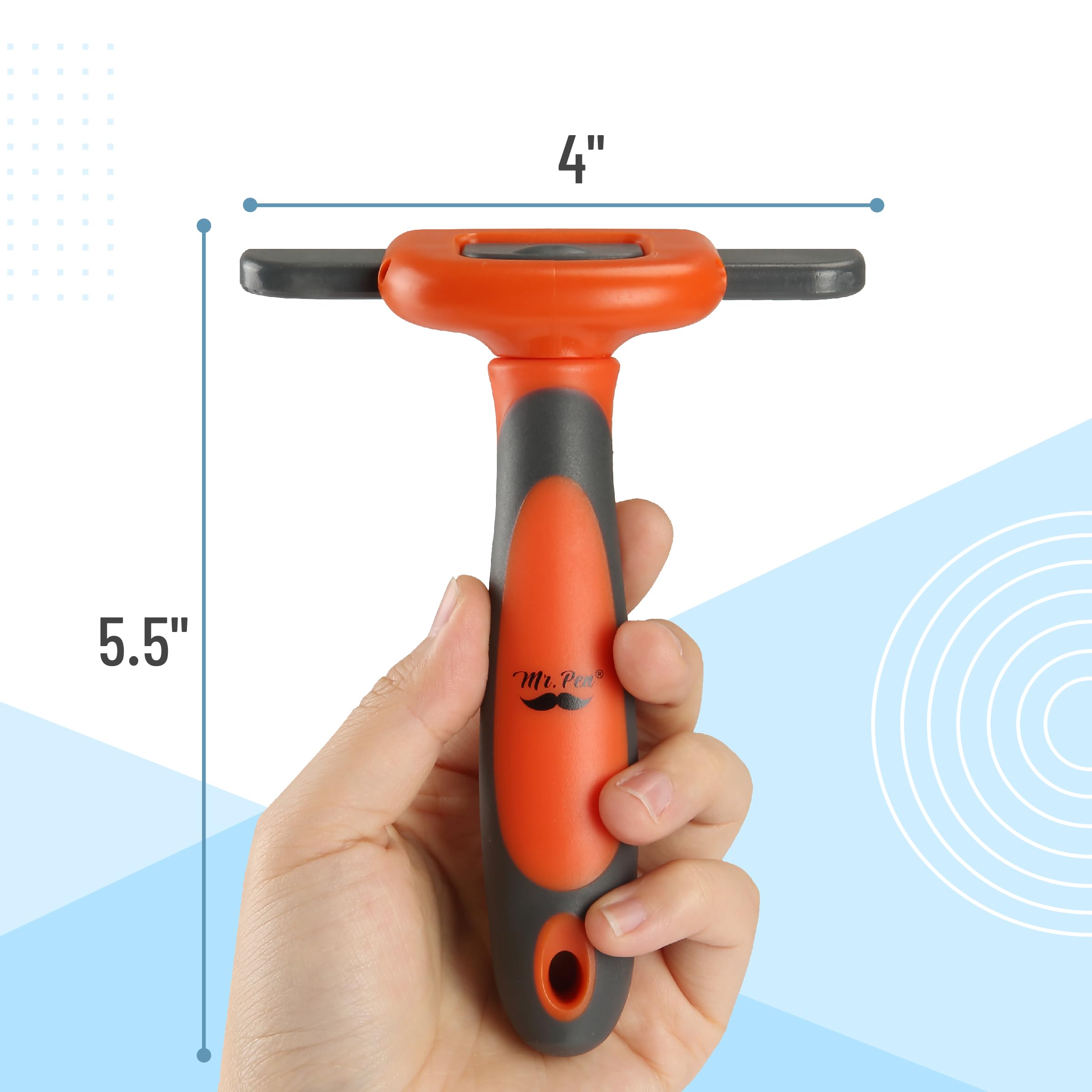 Mr. Pen - Dog Grooming Brush for Shedding, Deshedding and Undercoat Removal - Hair Removal Tool for Pet Grooming