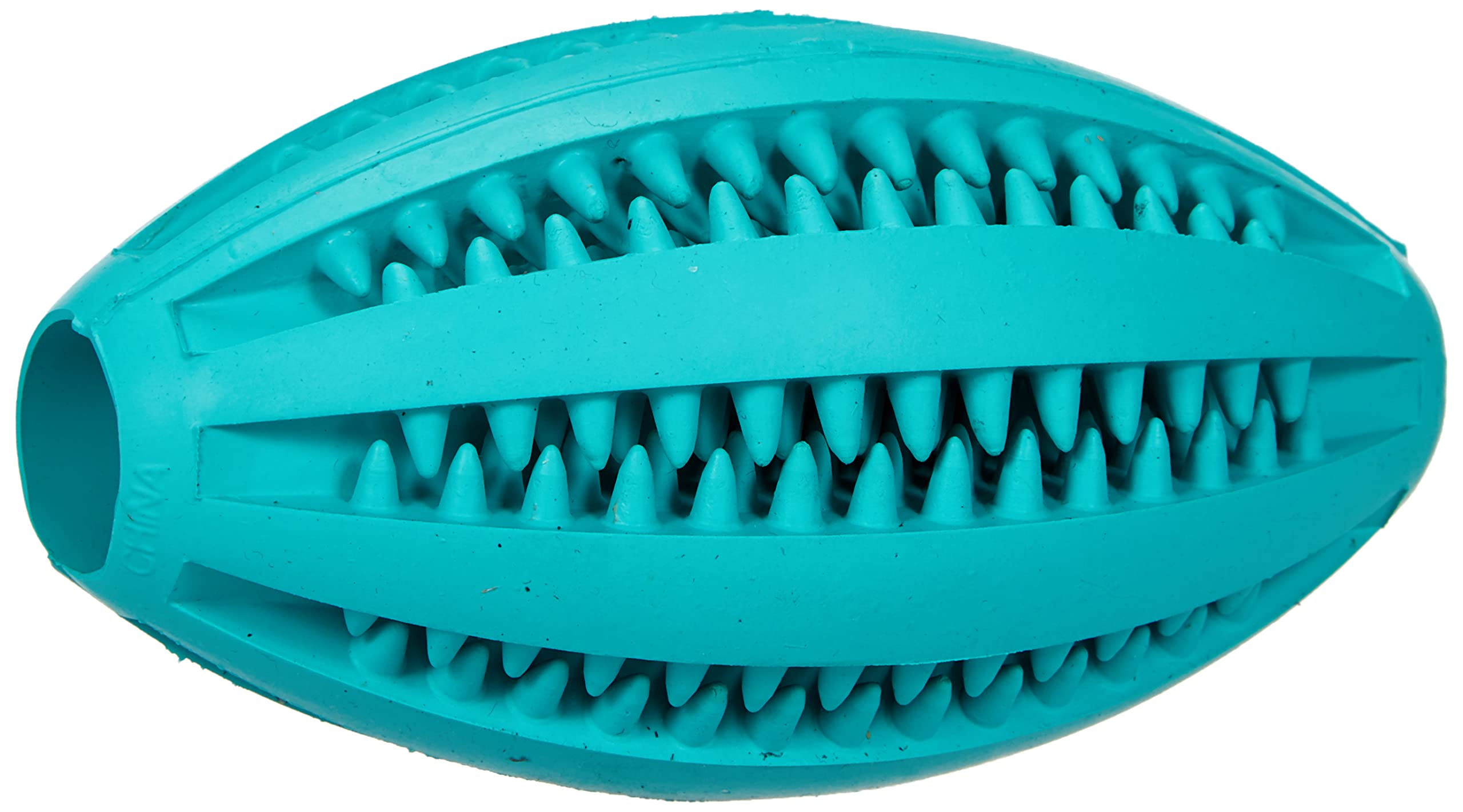 Trixie 3290 Denta Fun Rugby Ball Mint Fresh Natural Rubber 11 Cm