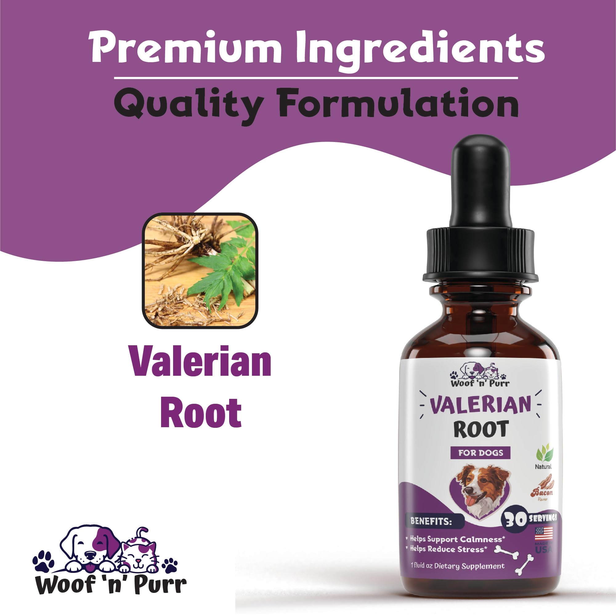 Valerian Root for Dogs - Valerian for Dogs - Helps to Calm & Relax, and Much More - Dog Anxiety Relief - Dog Calming - Dog Sleep