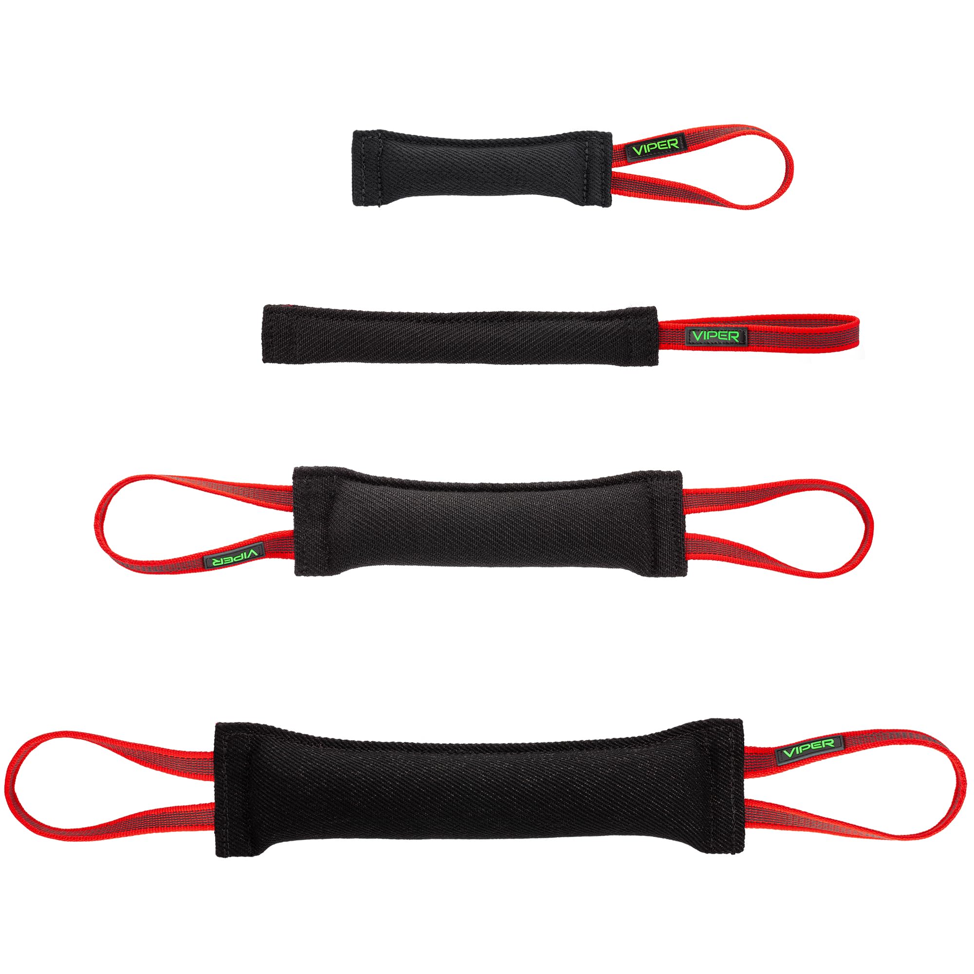 Viper Heavy Duty French Linen Dog Bite Tug Toy - K9 Trainer, Tough And Durable For Dogs Shutzhund Ipo K-9 - Black - 16In L X 2.5