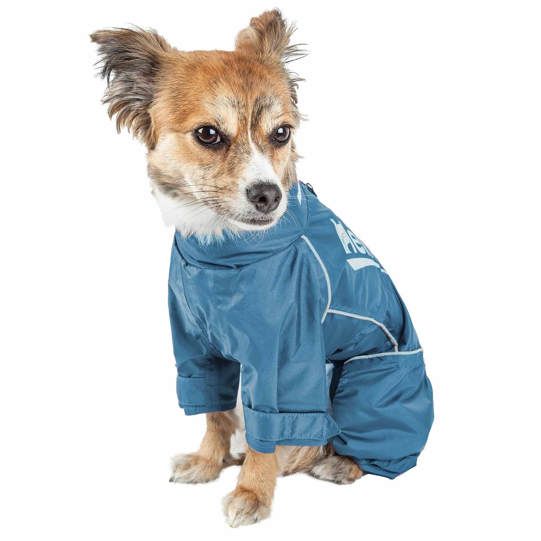 Dog Helios 'Hurricanine' Waterproof And Reflective Full Body Dog Coat Jacket W/ Heat Reflective Technology(D0102H7LU1U.)