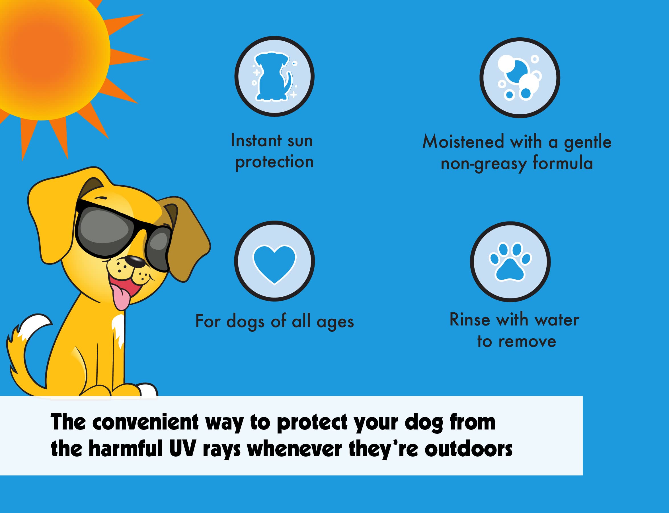 Petkin Dog Sunscreen Sunstick – Sunscreen For Dogs And Puppies, Spf 15 – Simply Rub On Anytime For Instant Sun Protection – Vanilla Coconut Scent, .5 Oz Net Weight – Ideal For Home Or Travel