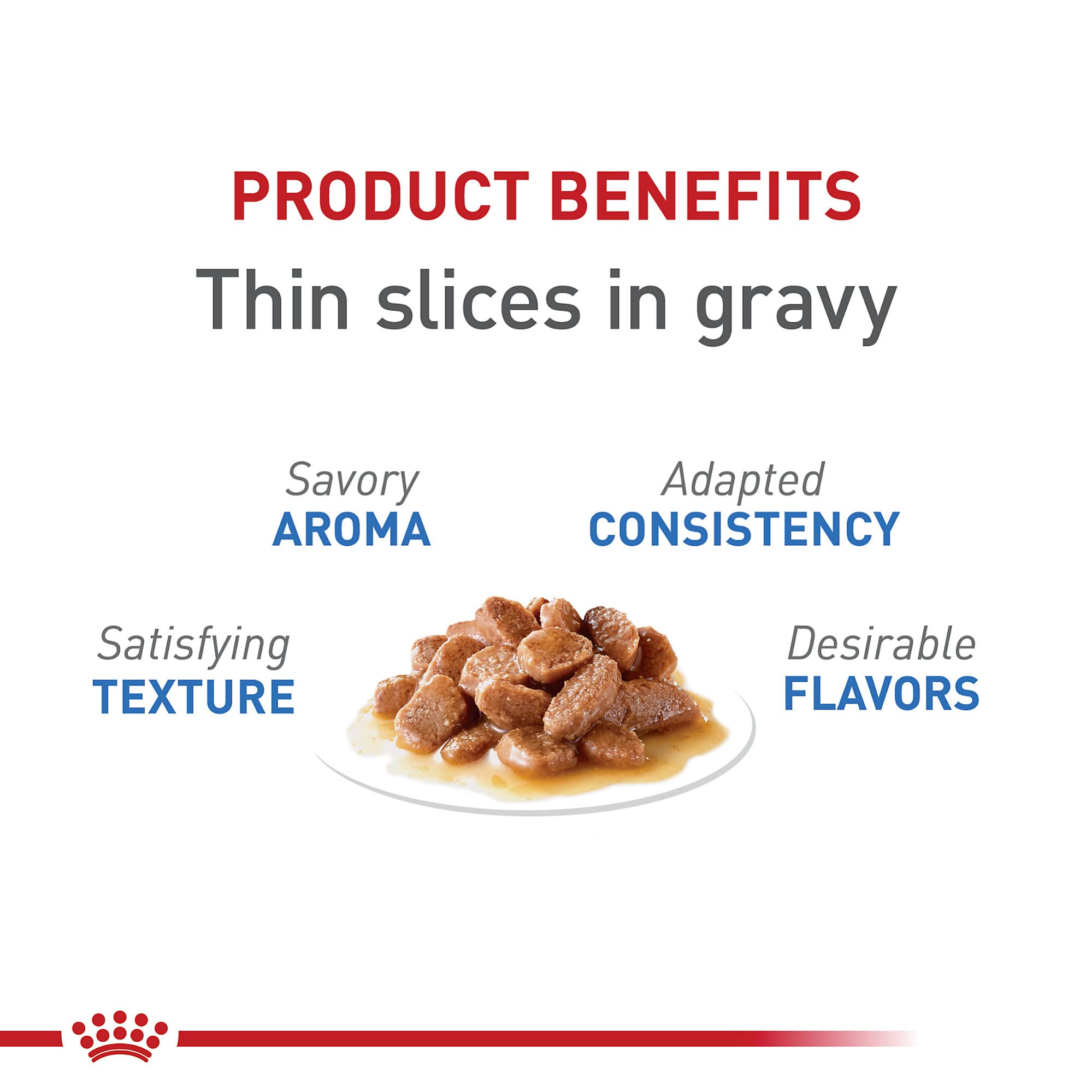 Royal Canin Feline Care Nutrition Ultra Light Thin Slices In Gravy Canned Cat Food, 3 oz Can (Pack of 24)