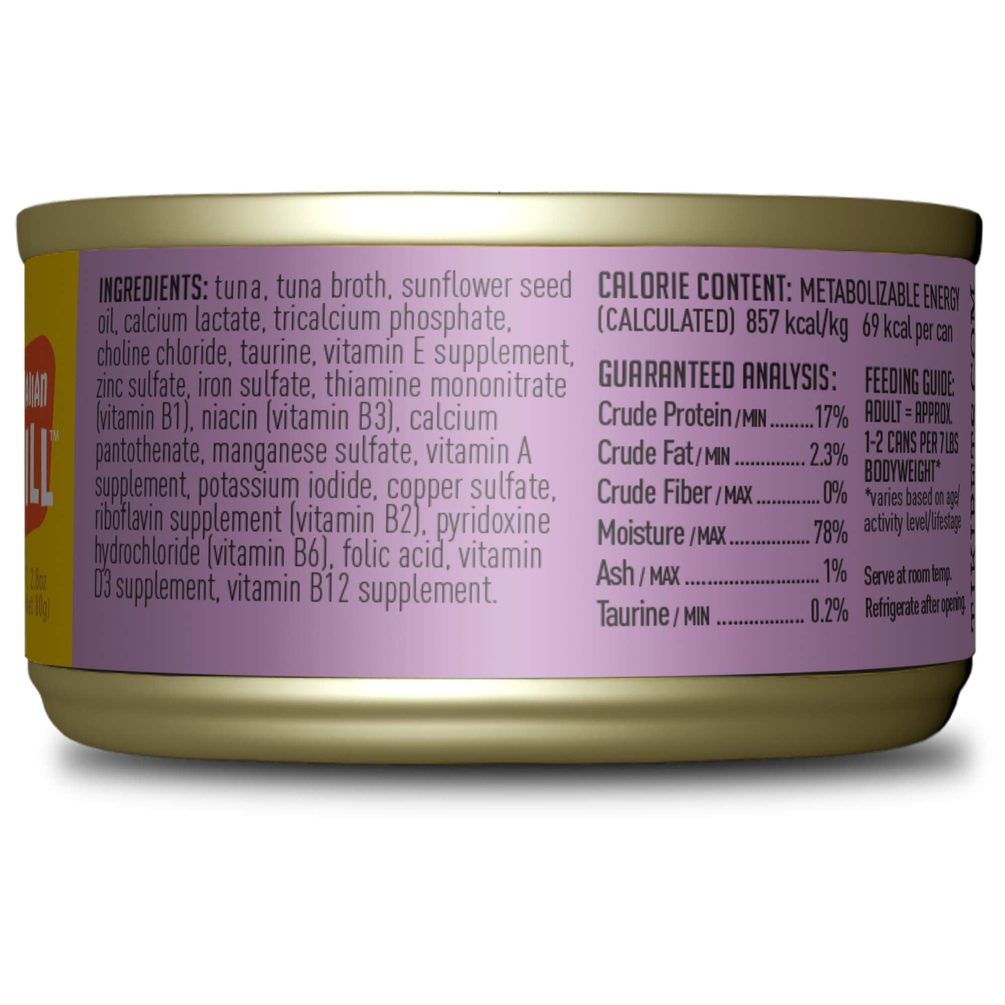 TIKI Cat Canned Food for Cats, Hawaii Grill Ahi Recipe (Pack of 12 2.8-Ounce Cans)