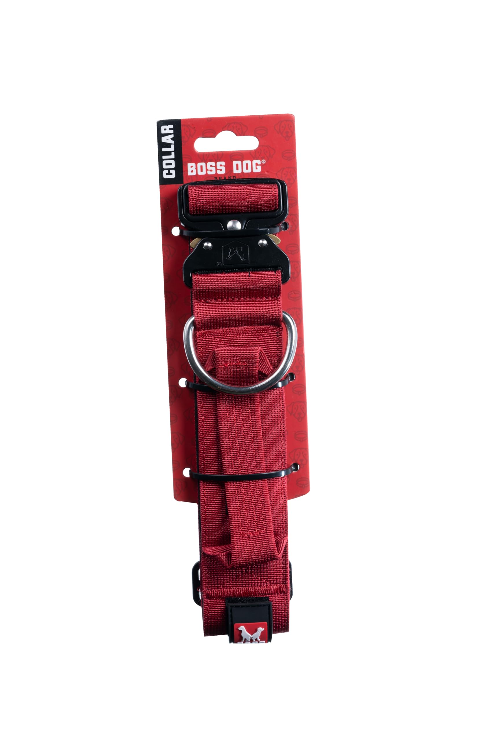 Boss Dog Tactical Collar, Red, X-Large