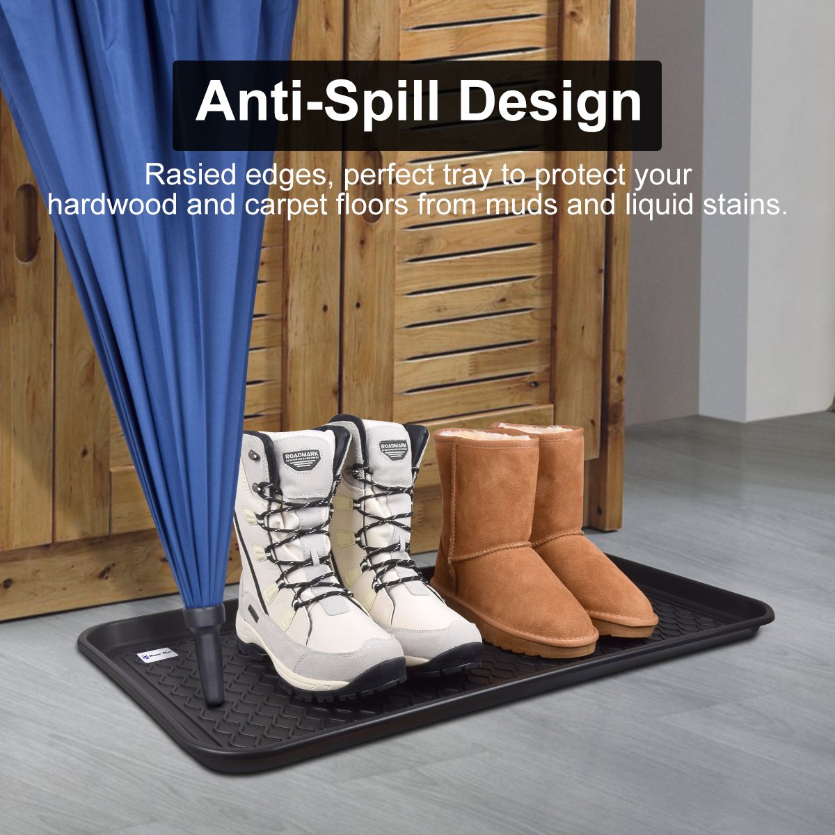 Home-Man Multi-Purpose Boot Tray Mat,Pet Bowl Tray,Dog Bowl Mat,Boot Tray For Entryway,Waterproof Trays For Indoor And Outdoor F