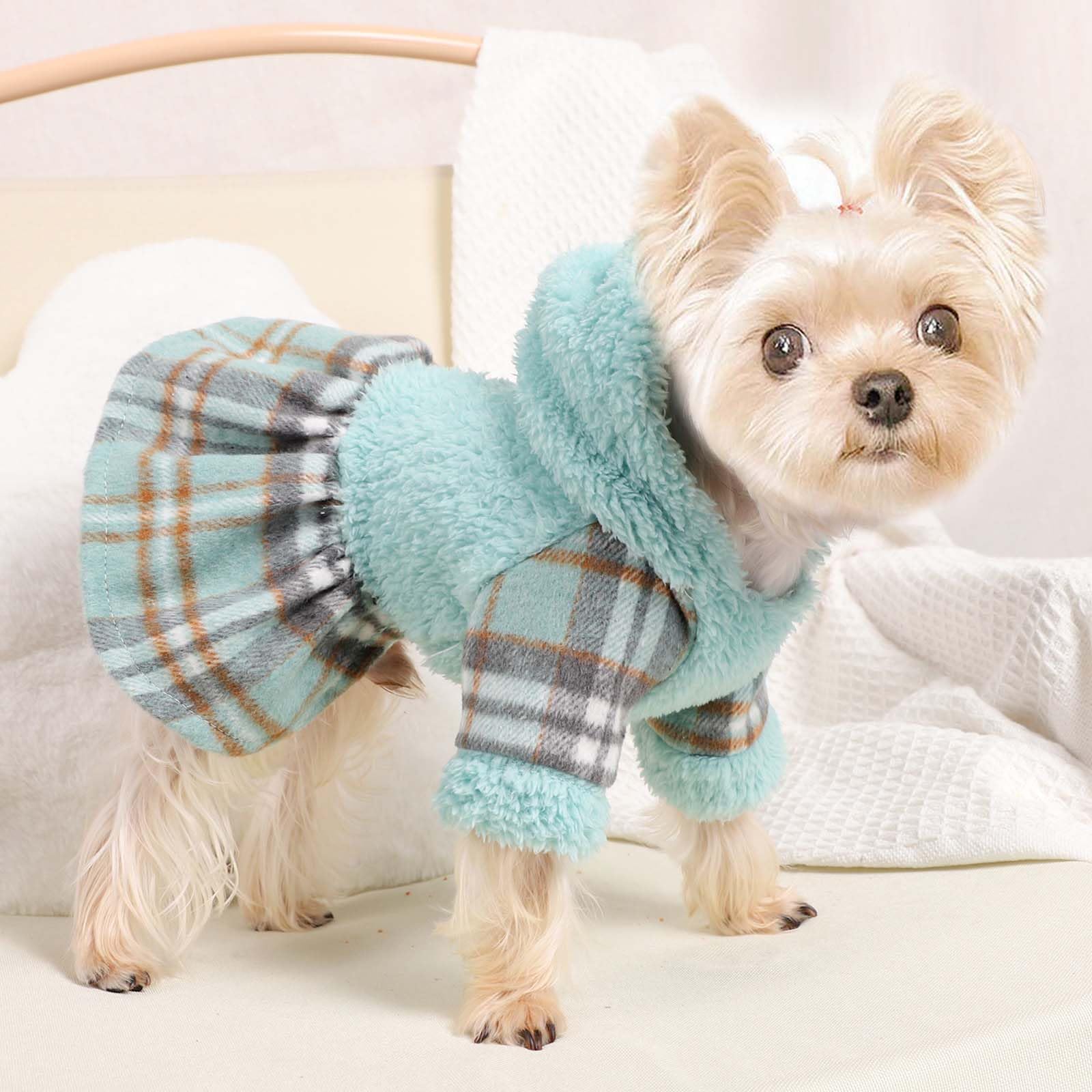 Dog Hoodie Sweater Dog Winter Clothes For Small Dogs Boy Girl Pet Hoodies For Dogs Cold Weather Coats Fall Puppy Sweatshirt Chih