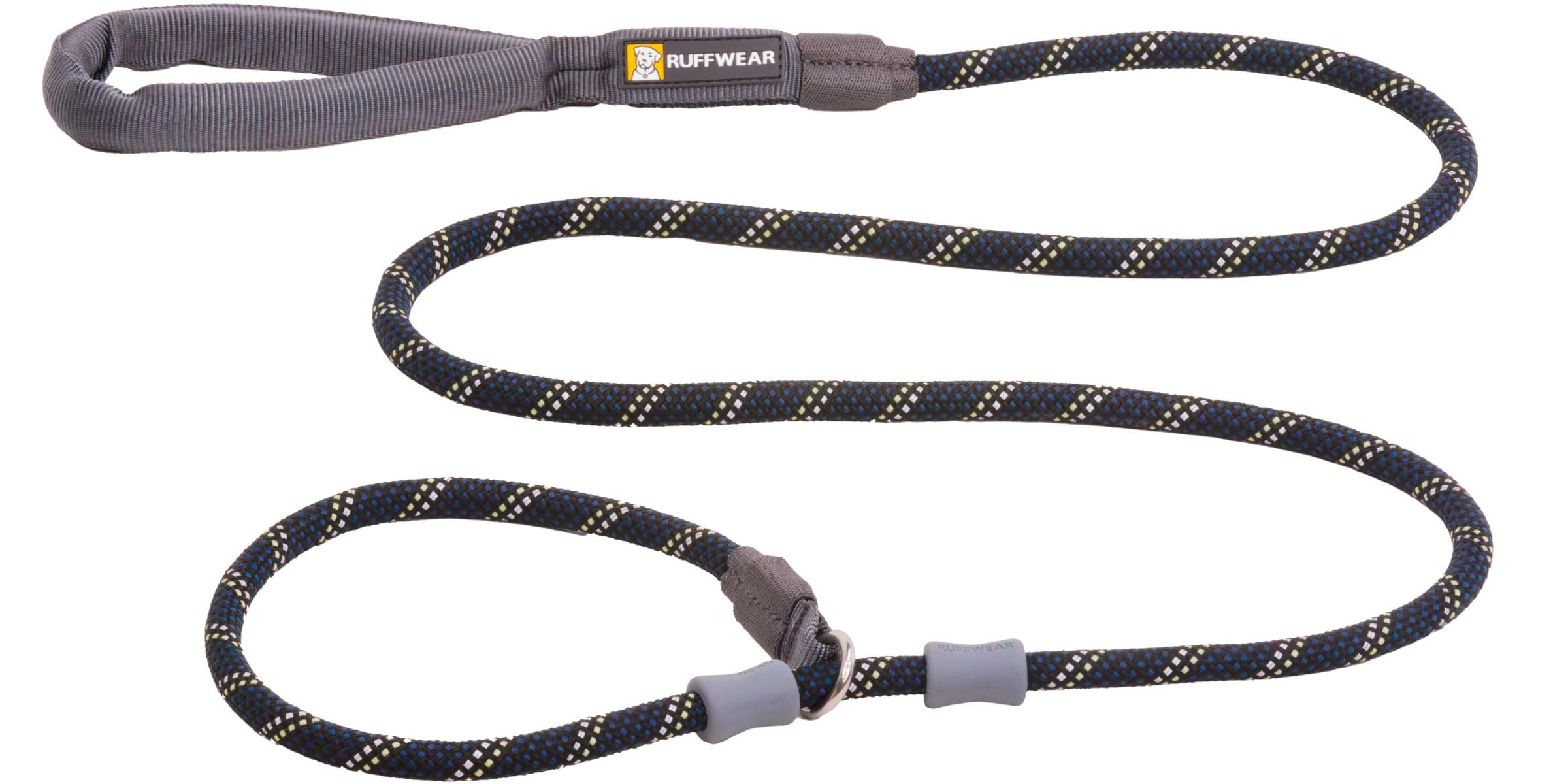 Ruffwear, Just-A-Cinch Dog Leash, 2-In-1 Lead Collar Combination, Slip Lead, Obsidian Black