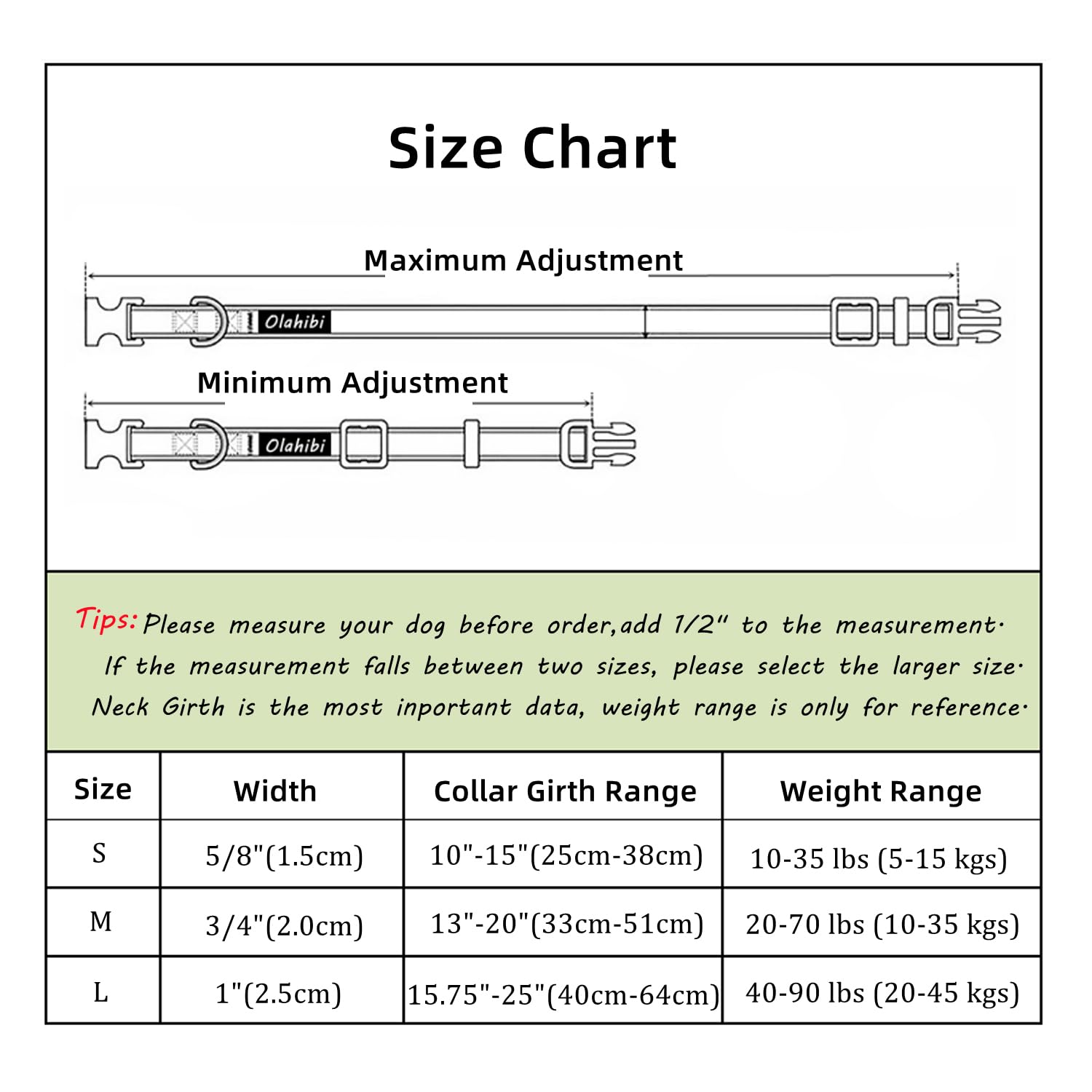 Olahibi Neoprene Padded Dog Collar, Soft And Comfortable, Flamingo Pattern, For Small Dogs.(Small, Pink Flamingo)