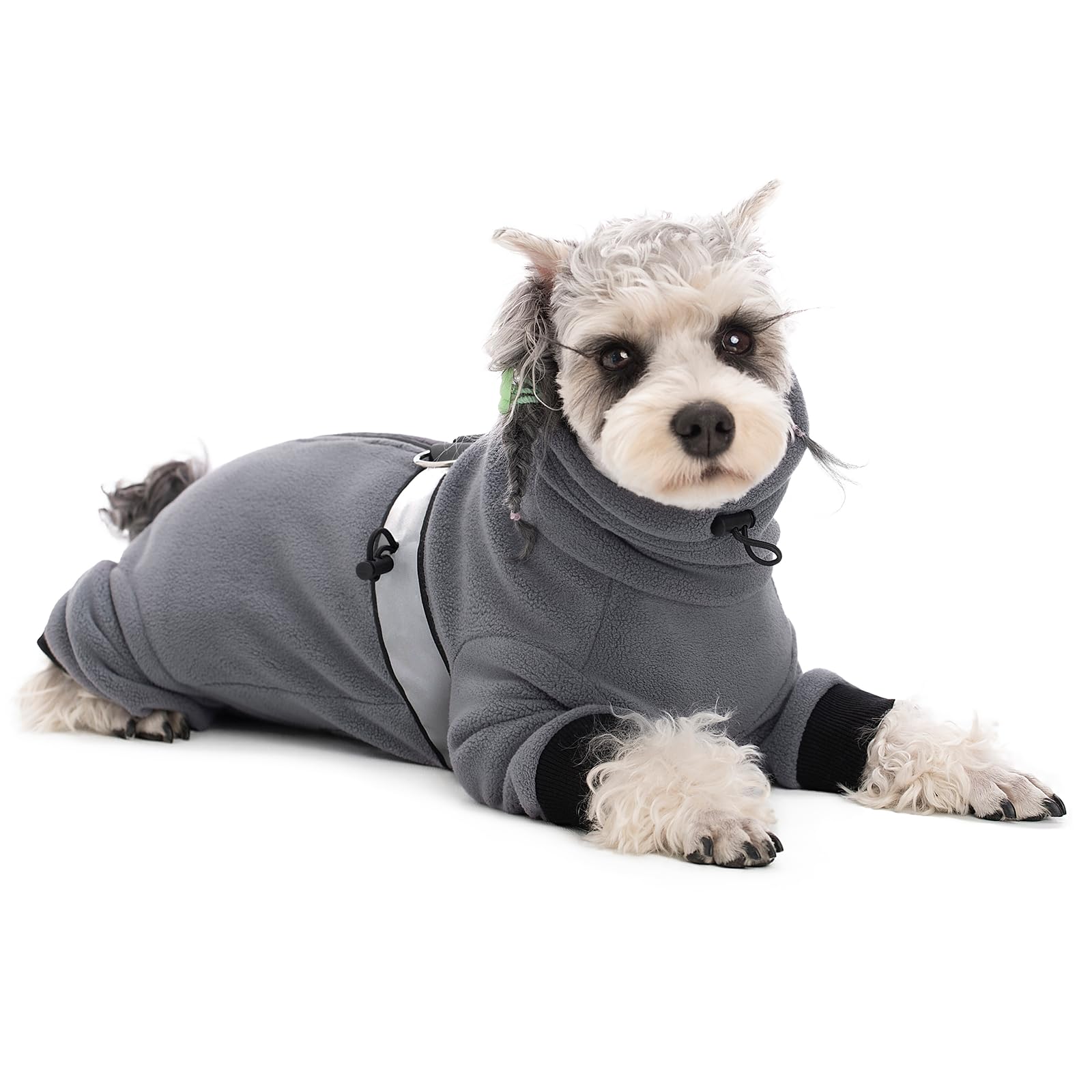 Dog Coats For Small Dogs, Polar Fleece Dog Pajamas Bodysuit For Small Medium Dogs, Dog Winter Jacket Dog Sweater Dog Vest For Sm