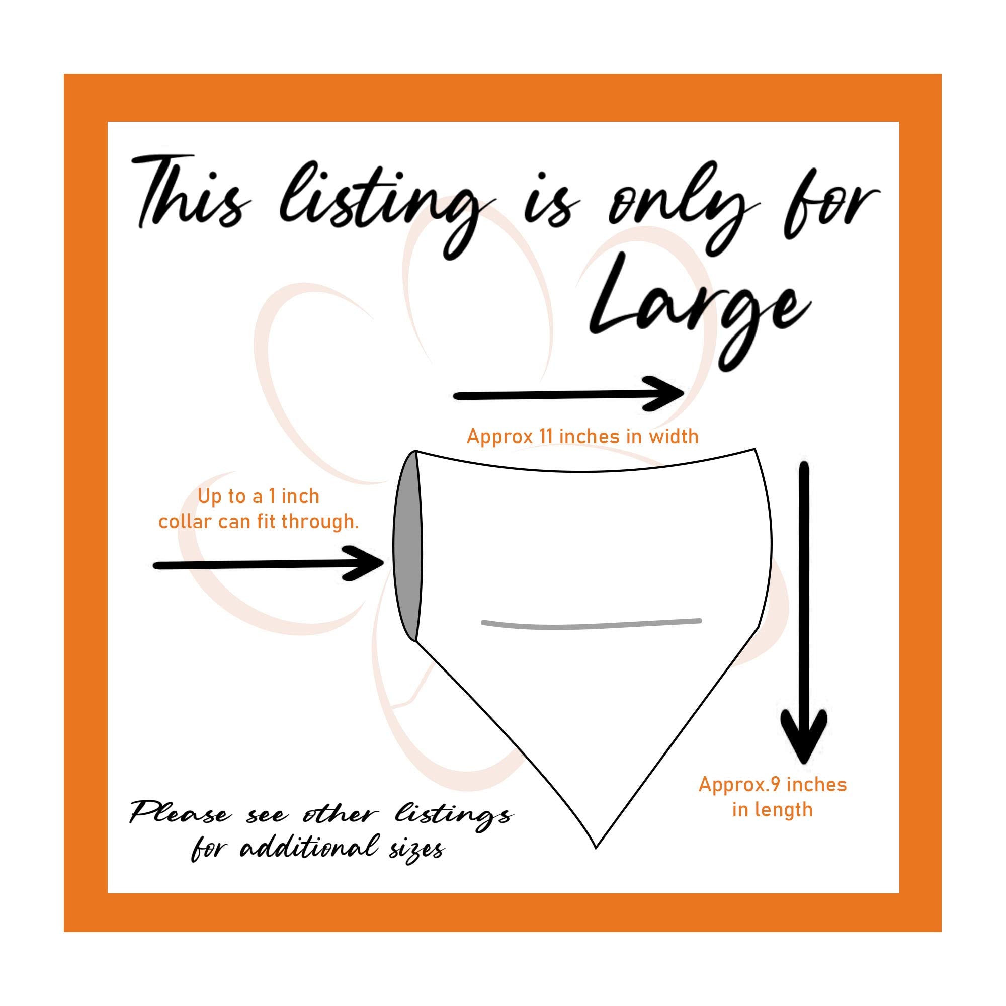 Gobble Gobble Gobble Over The Collar Dog Bandana That Slips Onto Their Existing Collar (Large)