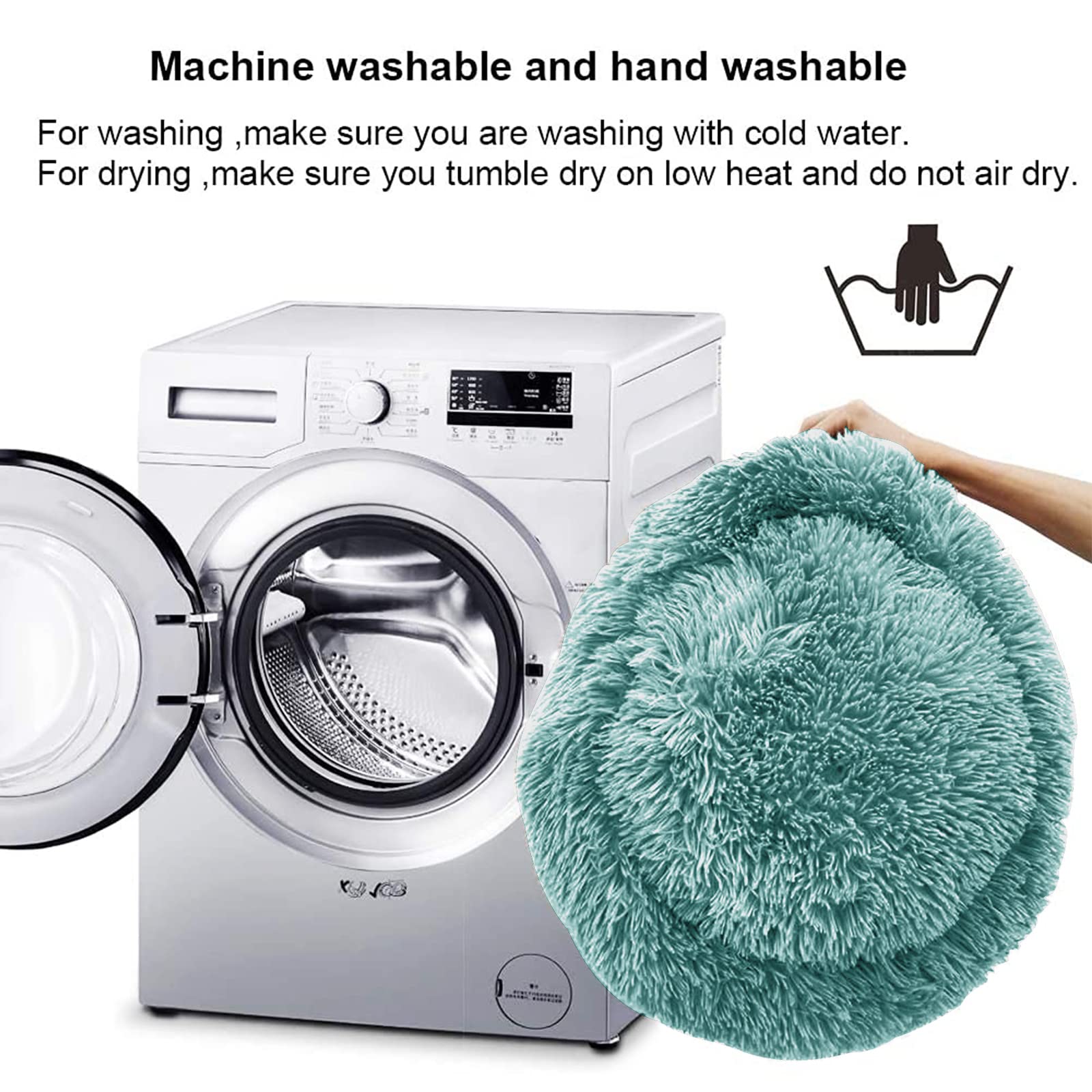 Dog Bed For Small Medium Large Dogs, 24 Inch Calming Dogs Bed, Washable-Round Cozy Soft Pet Bed For Puppy And Kitten With Slip-Resistant Bottom