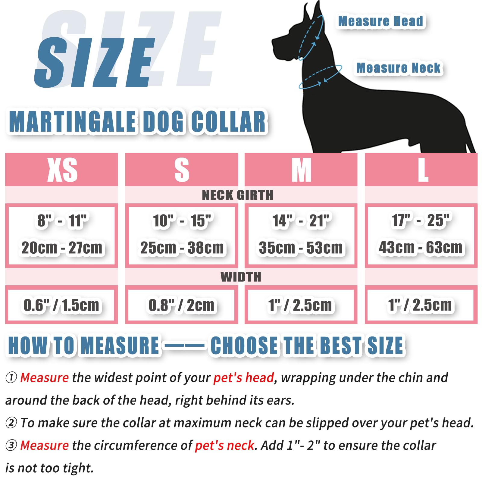 Soft Leather Martingale Dog Collar - Adjustable Rose Gold Limited Slip Collars [Easy to Clean], Stylish Durable Heavy Duty Nylon