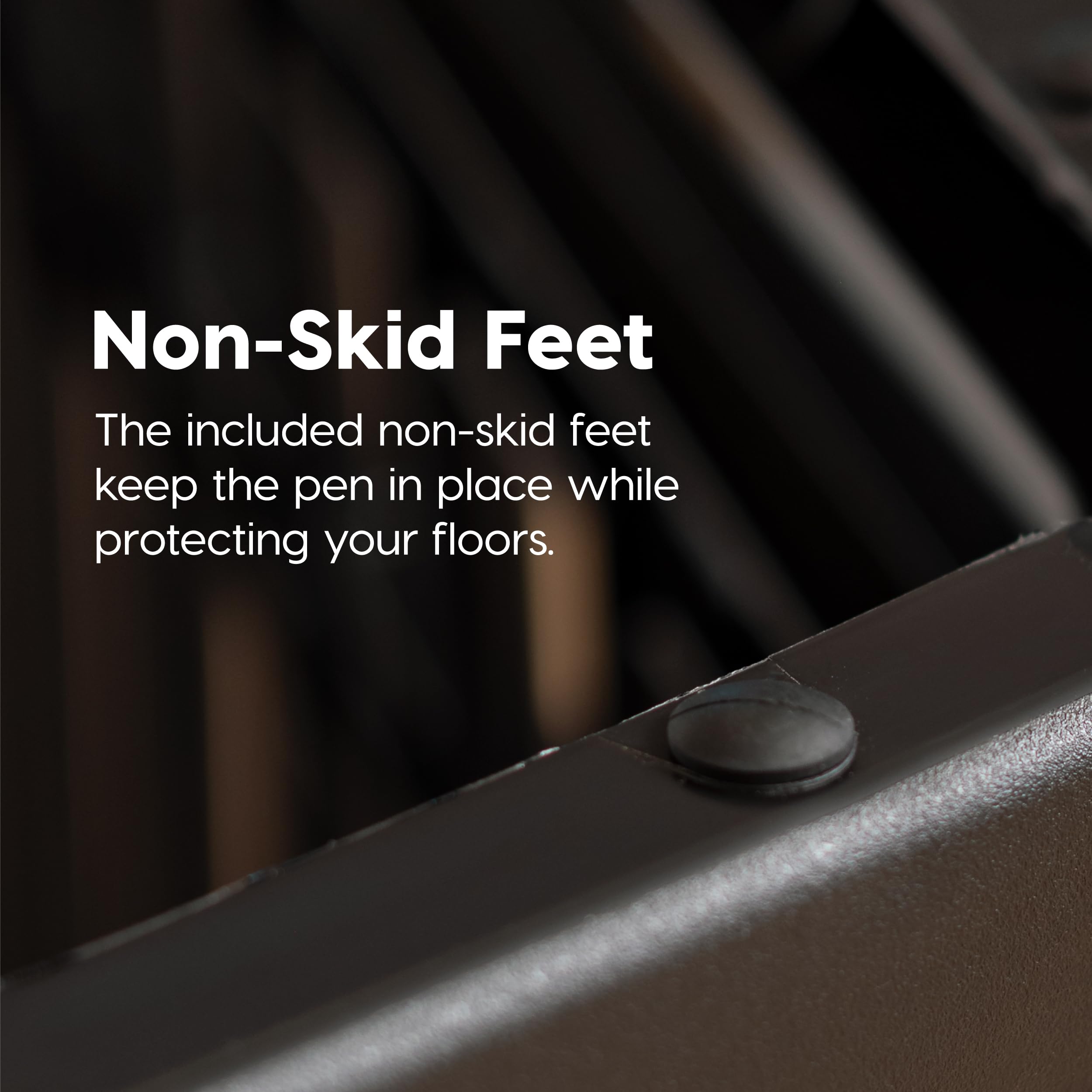 IRIS USA 24 2-Panel Add-On Panels, Pet Dog Puppy Playpen, Foldable, Customizable, Black