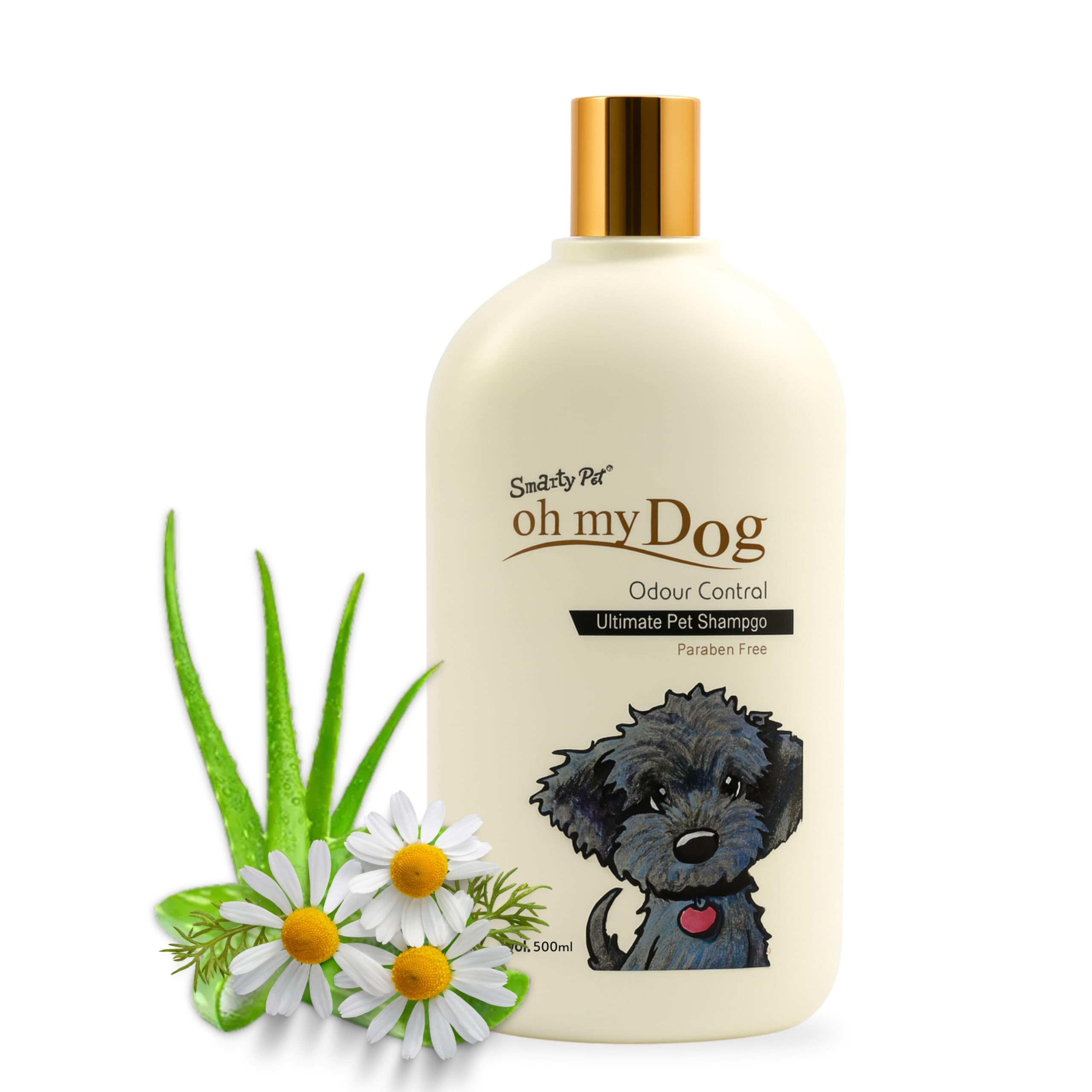 Foodie Puppies Oh My Dog Odour Control Shampoo For Dogs And Puppies - 500Ml | Paraben & Cruelty-Free Ultimate Pet Shampoo | Elim
