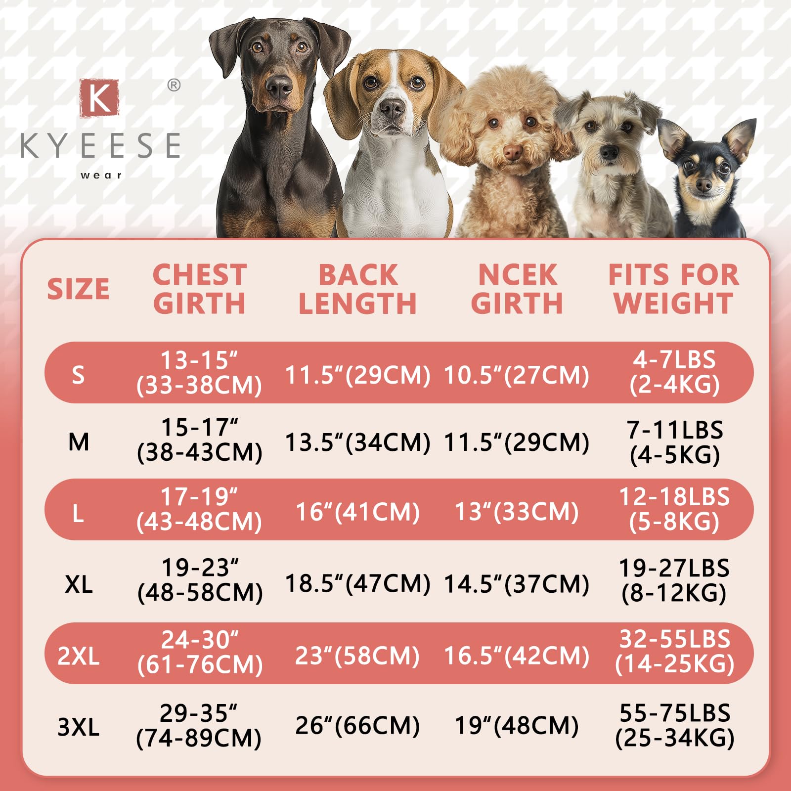 Kyeese 2Pack Dog Sweater Soft Dog Sweatshirt Pullover Dog Sweaters For Medium Dogs Male Warm Dog Coats Stretchy Dachshund Clothes Turtleneck Dog Clothes