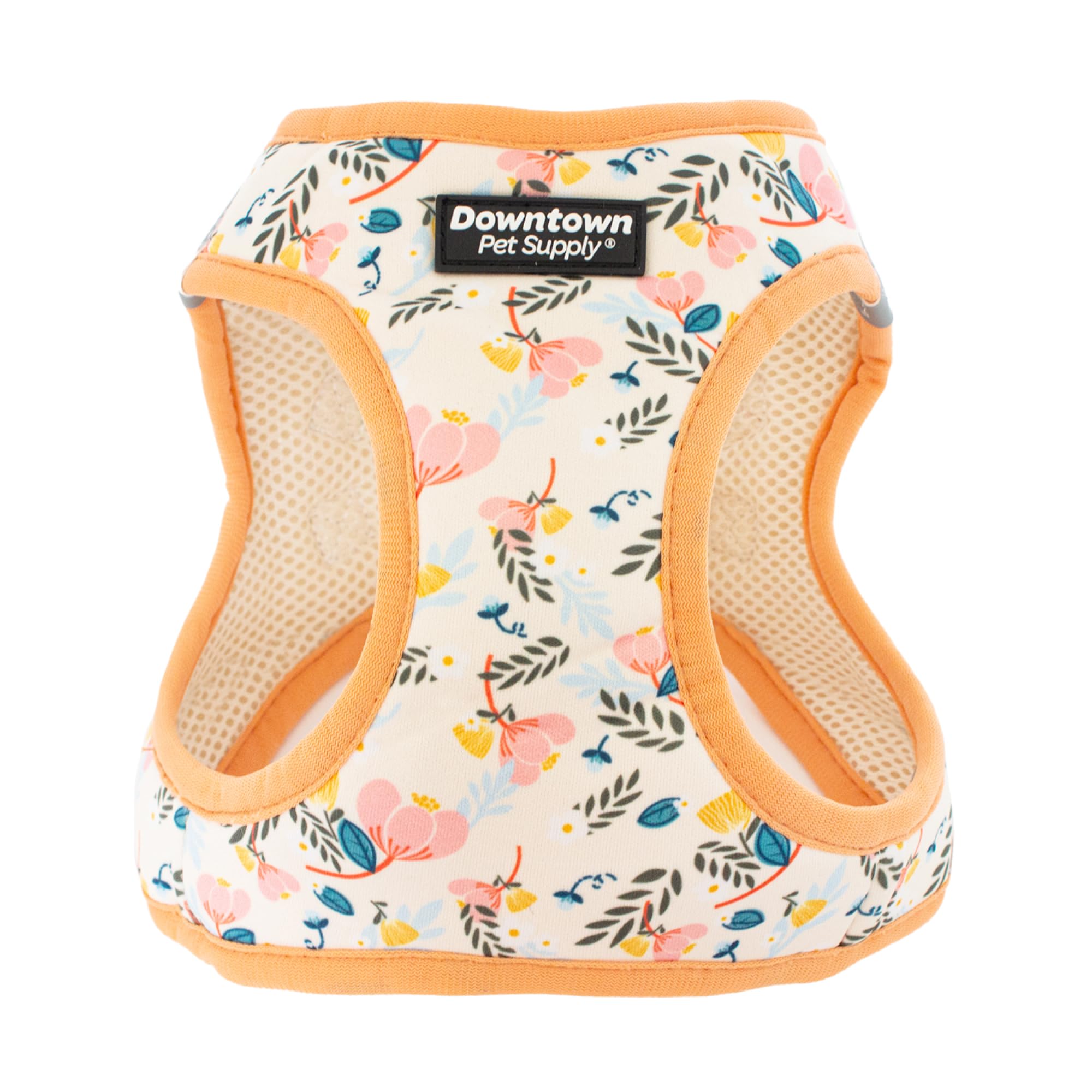 Downtown Pet Supply Step In Dog Harness For Teacup Dogs & Cats No Pull, Xx-Small, Floral - Adjustable Harness With Padded Mesh F