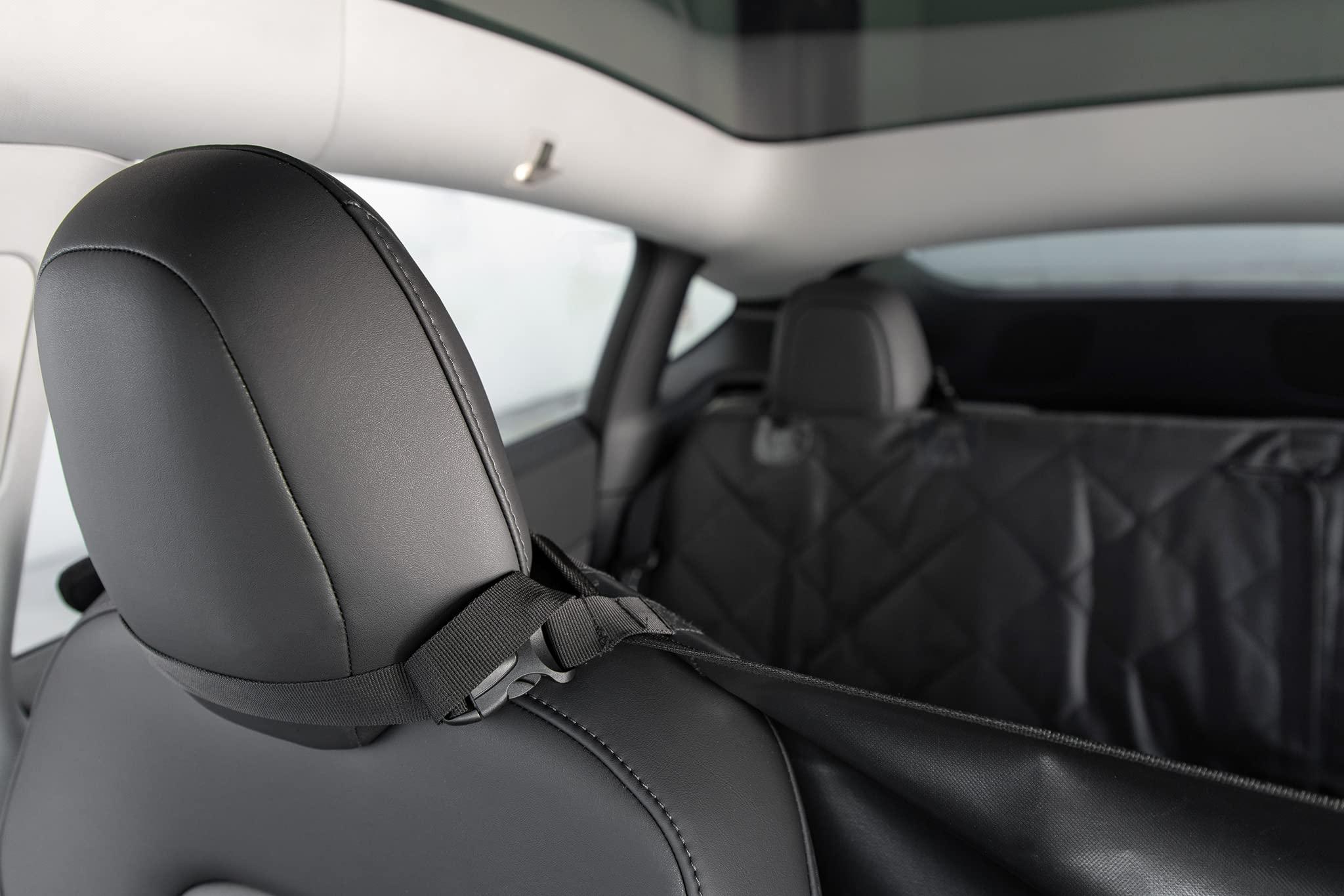 EVANNEX Rear Seat Pet Cover for Tesla Model 3 and Model Y - Seat Cover - Pet Seat Cover (w/o Leash)