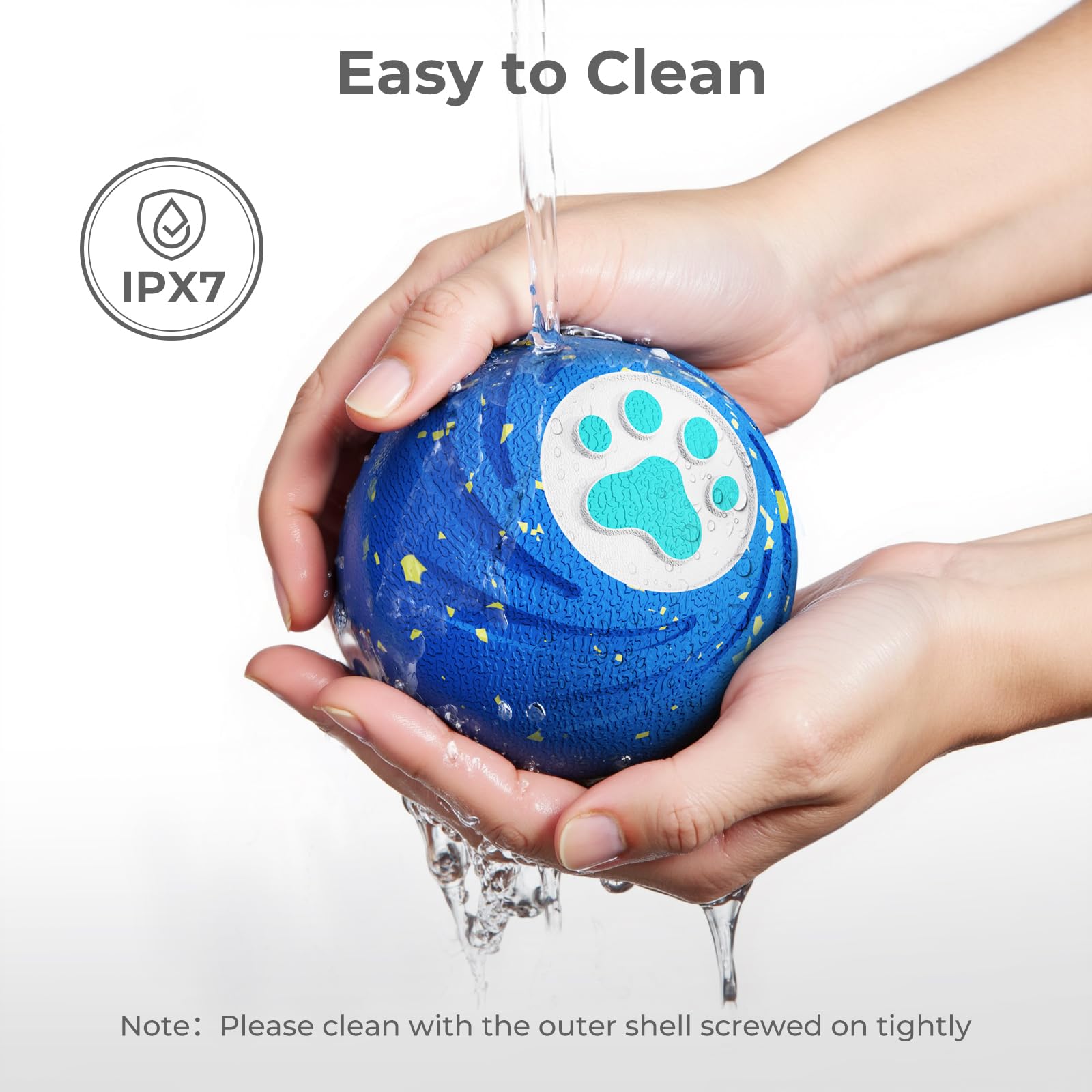 Lovkid Interactive Dog Ball Replacement Shell - Durable E-TPU Dog Toys for Aggressive Chewers, Indoor Outdoor Dog Play Toy to Ke