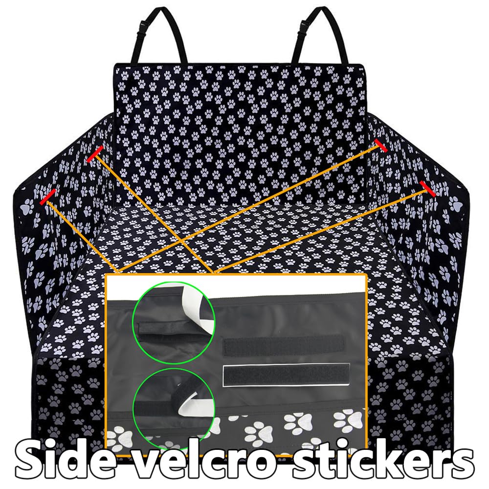 Sovelor Waterproof Suv Cargo Liner For Dogs - Universal Fit Trunk & Seat Cover, Washable Protector