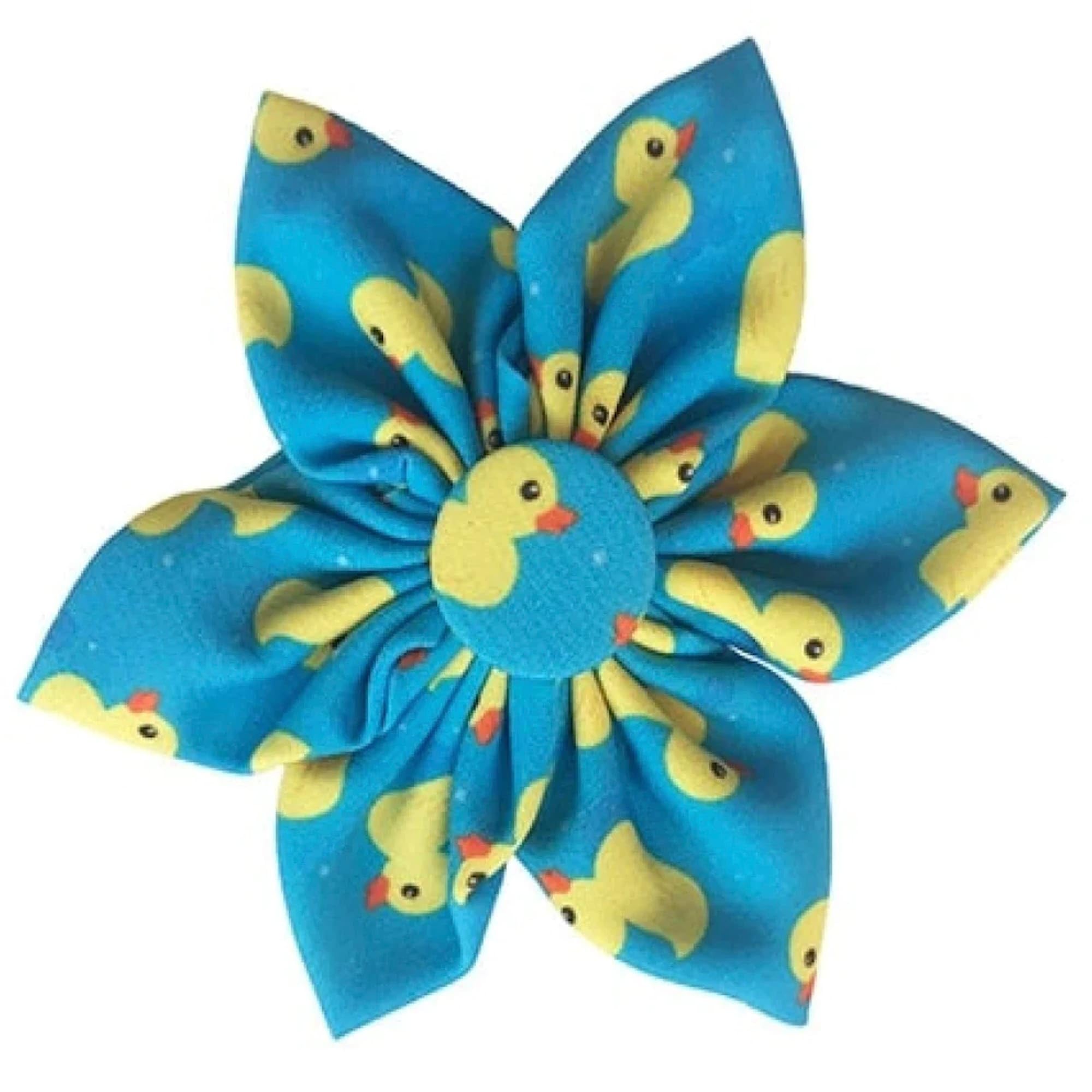 Huxley & Kent Pet Pinwheel | Lucky Ducky (Small) | Easter Spring Collar Accessory For Dogs/Cats | Bow Collar Attachment | Cute, 