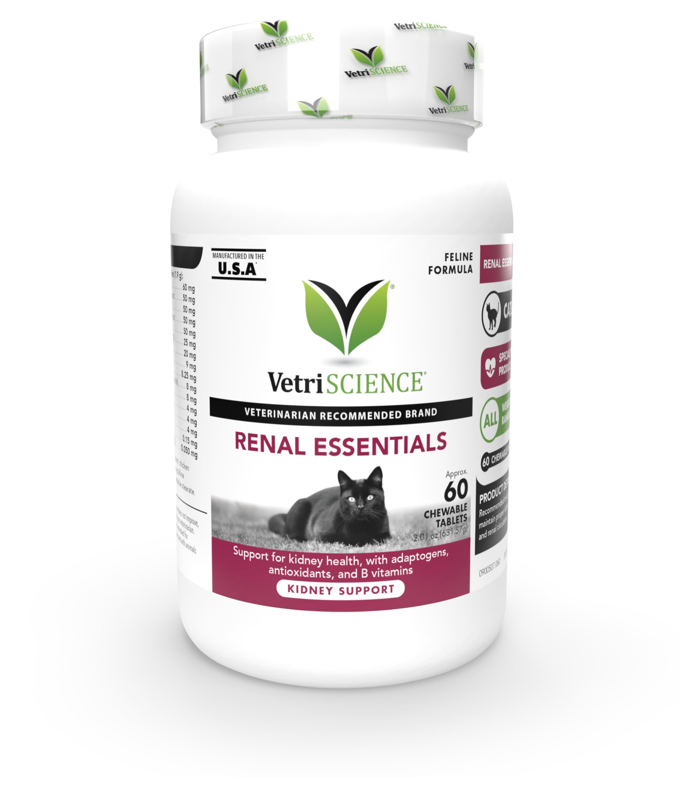 VETRISCIENCE Vetri-Science Laboratories Renal Essentials for Cats - 60 Count