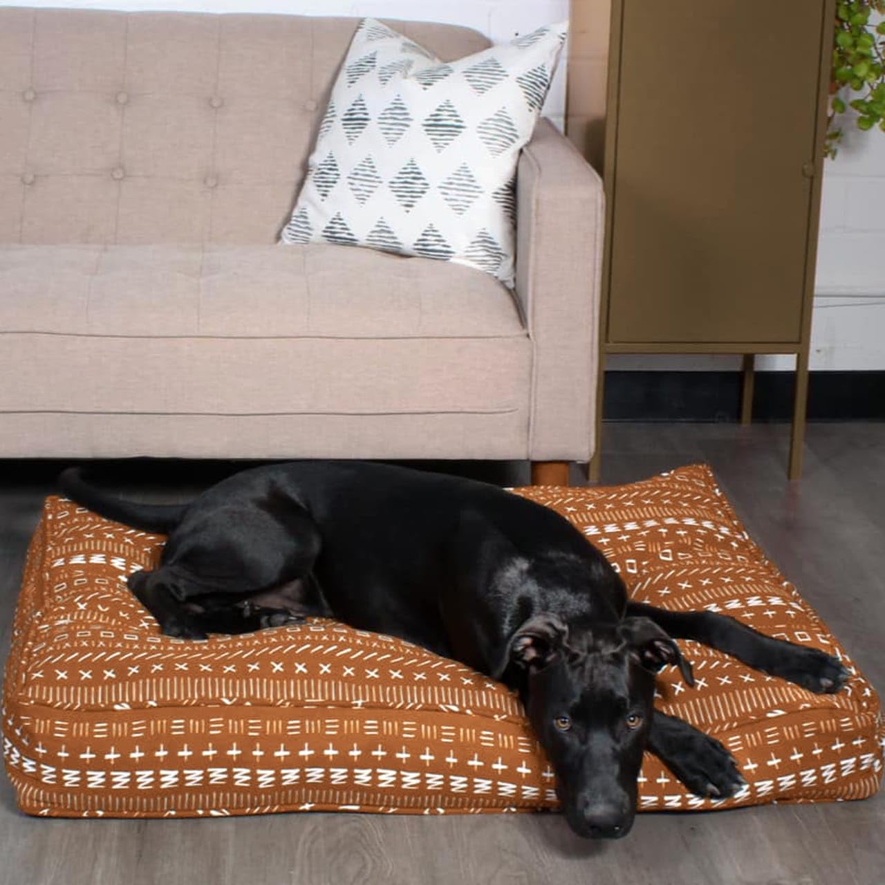 Molly Mutt Huge Dog Bed Cover -Everywhere - Measures 36   X45   X5-100% Cotton - Durable - Breathable - Sustainable - Machine Wa
