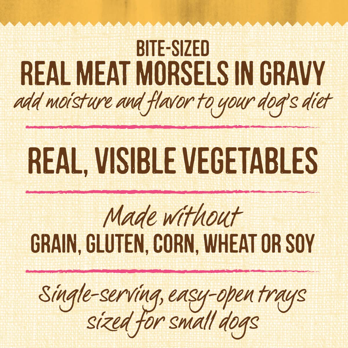 Merrick Lil Plates Grain Free And Gluten Free Natural Wet Dog Food For Small Dogs, Soft Petite Pot Pie Recipe - (Pack of 12) 3.5