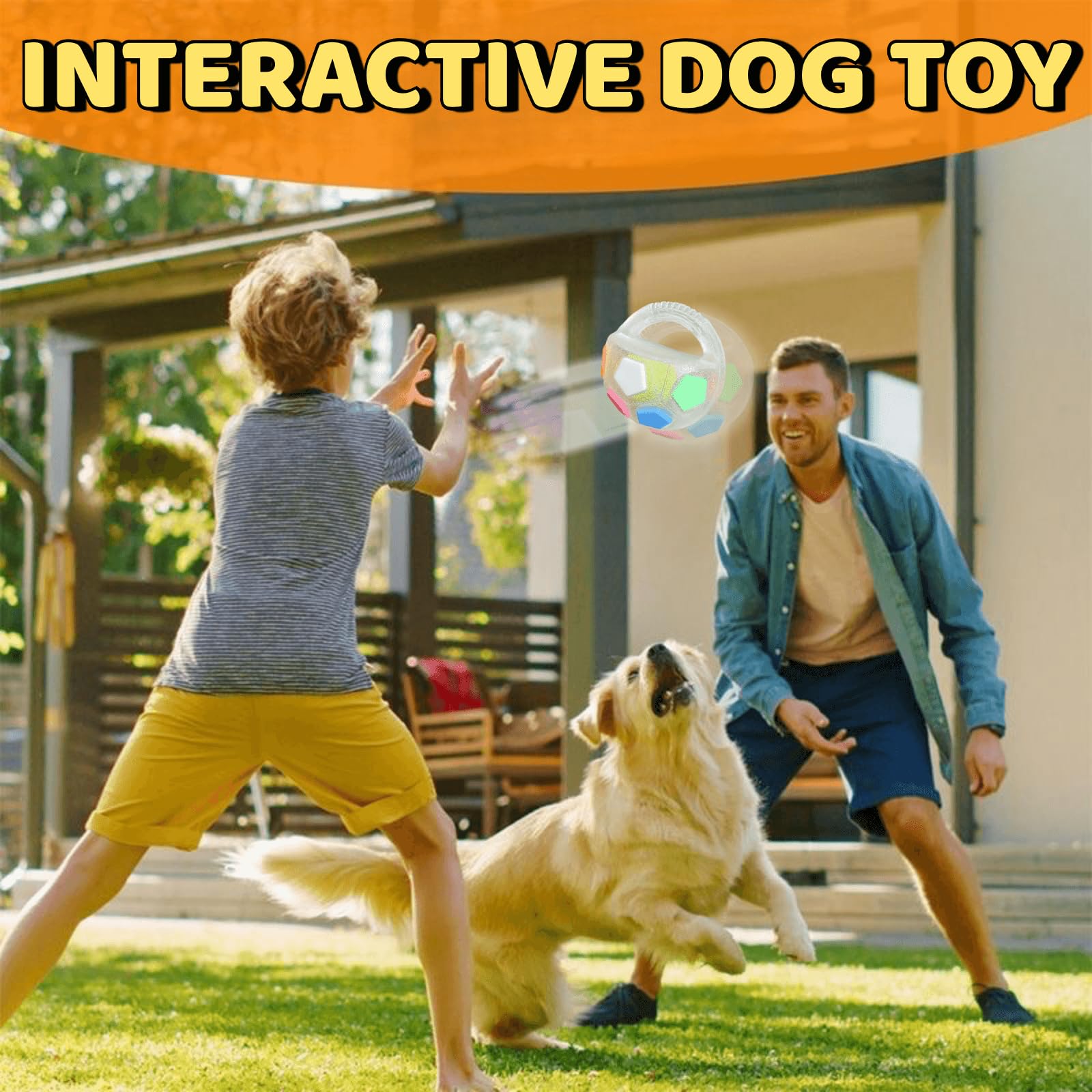 Jatmira Tough Durable Ball Toy For Aggressive Chewers Ball In Bottle Strong Rubber Football Dog Chew Fetch Toy For Medium Large