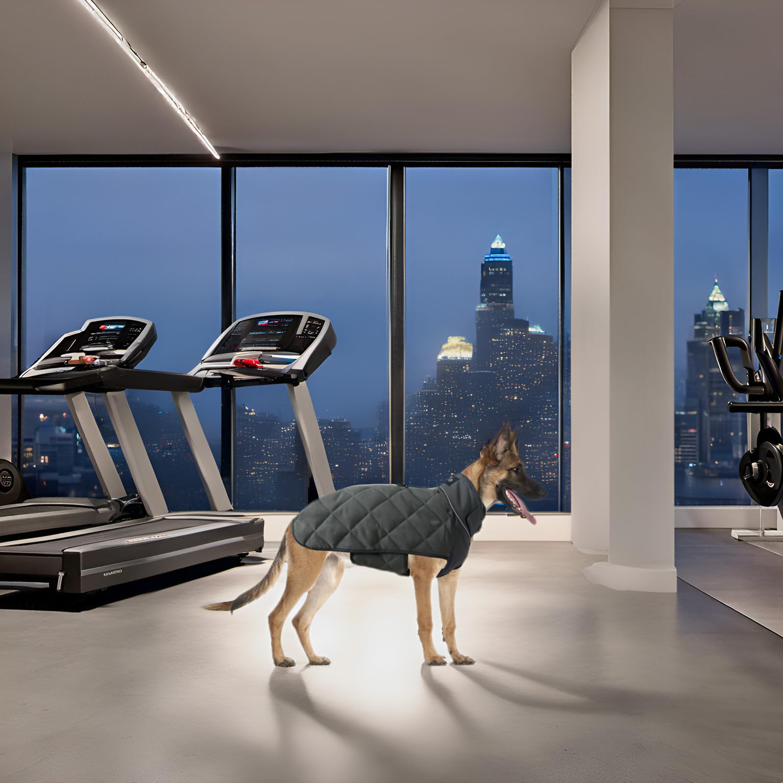 Hchyey Weighted Dog Vest, Tactical Weight Coat With Beads For Dogs Anxiety- Relieve Stress, Build Muscle & Optimize Health, Prem