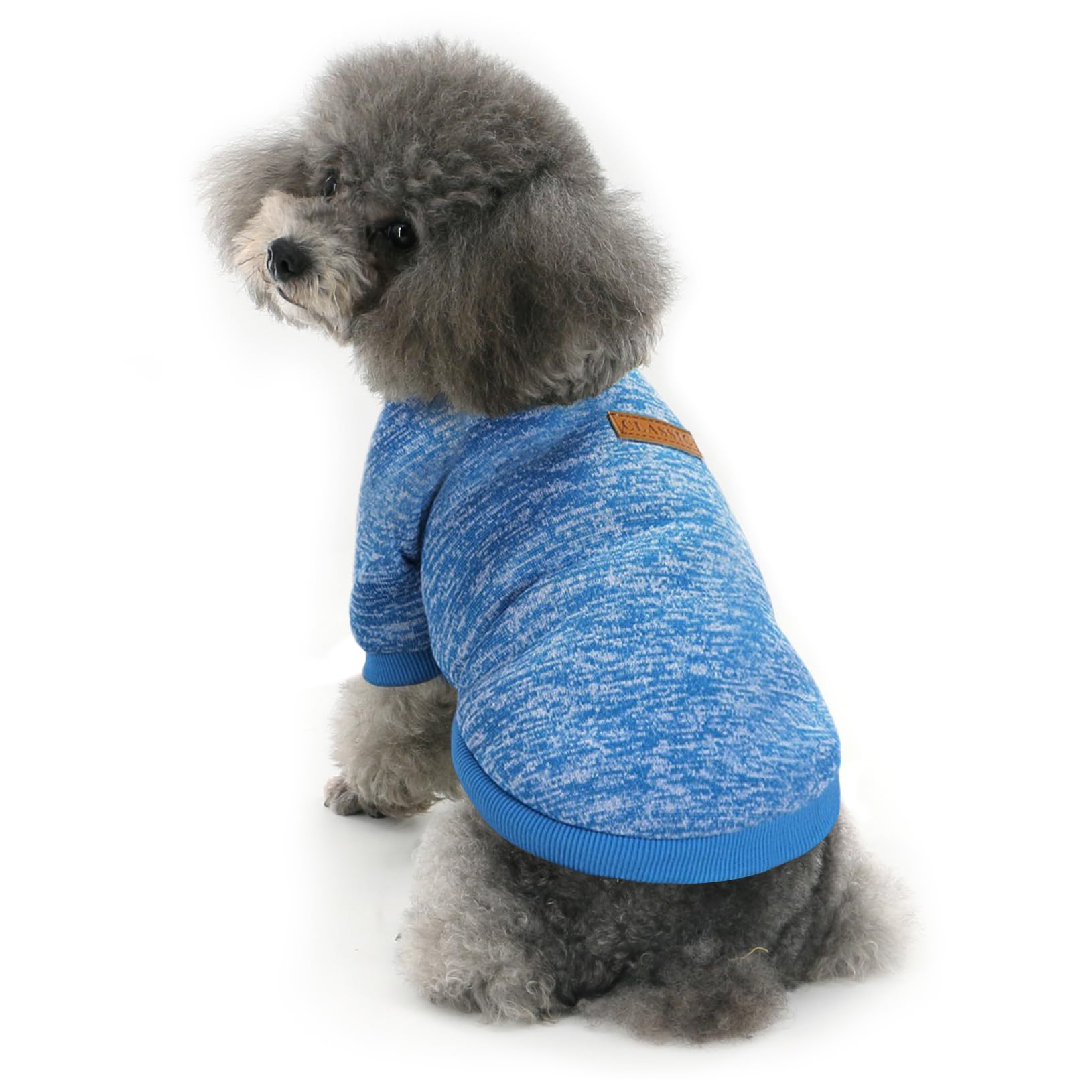 Idepet Pet Dog Classic Knitwear Sweater, Soft Fleece Coat For Small,Medium Dog,Warm Pet Dog Cat Clothes,Soft Puppy Customes (Xxl