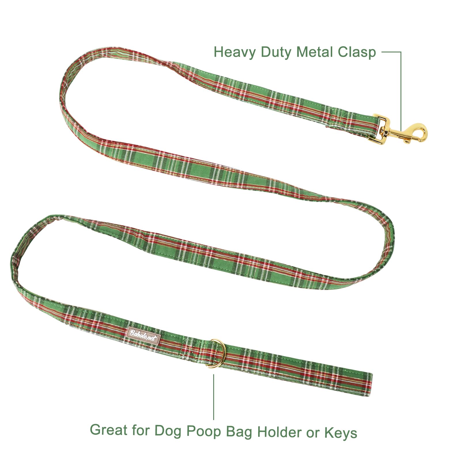 Babole Christmas Pet Dog Leashes - Durable Handmade Orange & Black Spider Patterns In 150Cm, Matching Collars For Small To Large