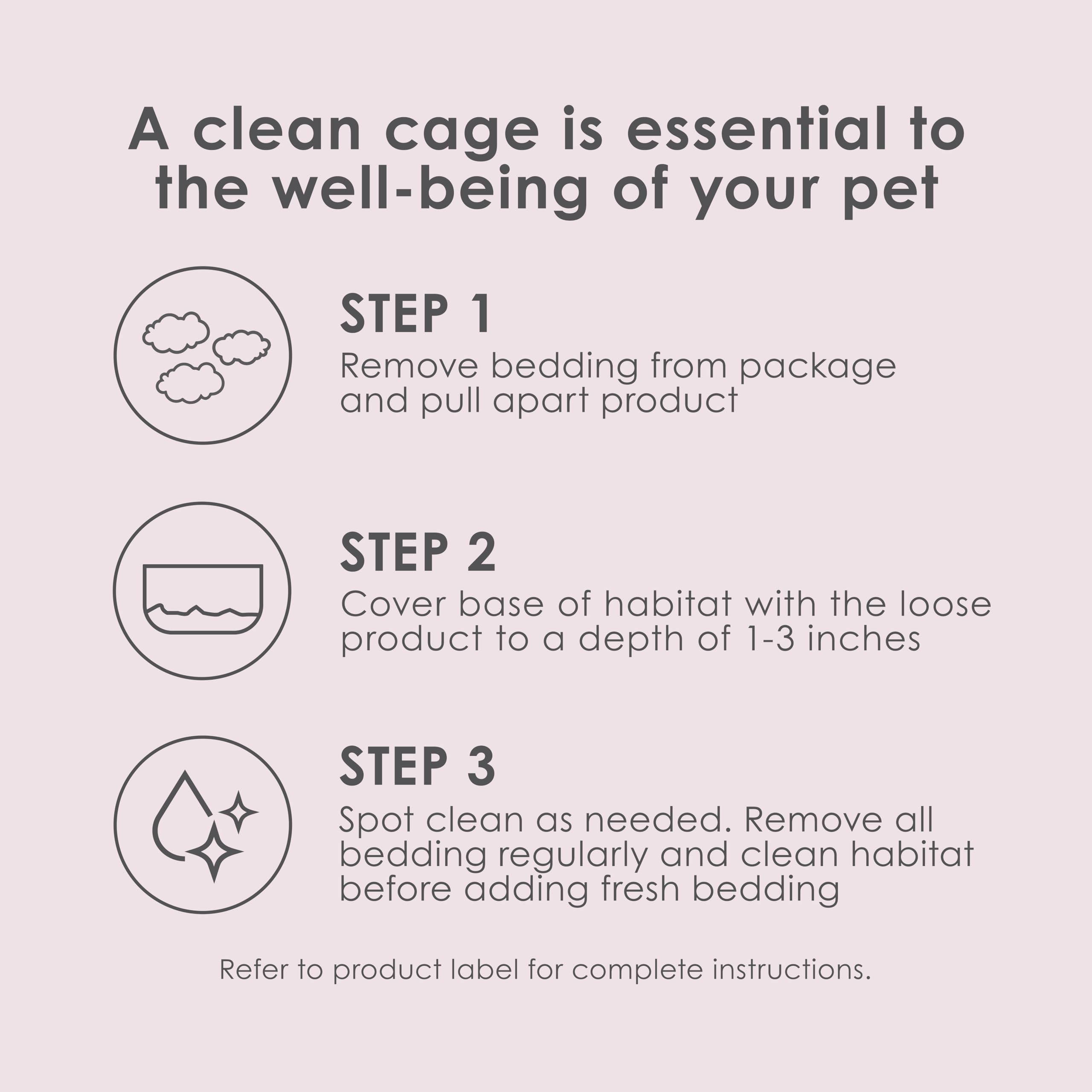 Kaytee Clean & Cozy Colors, Small Animal Bedding With Extreme Odor Control, Sunset 49.2 Liters