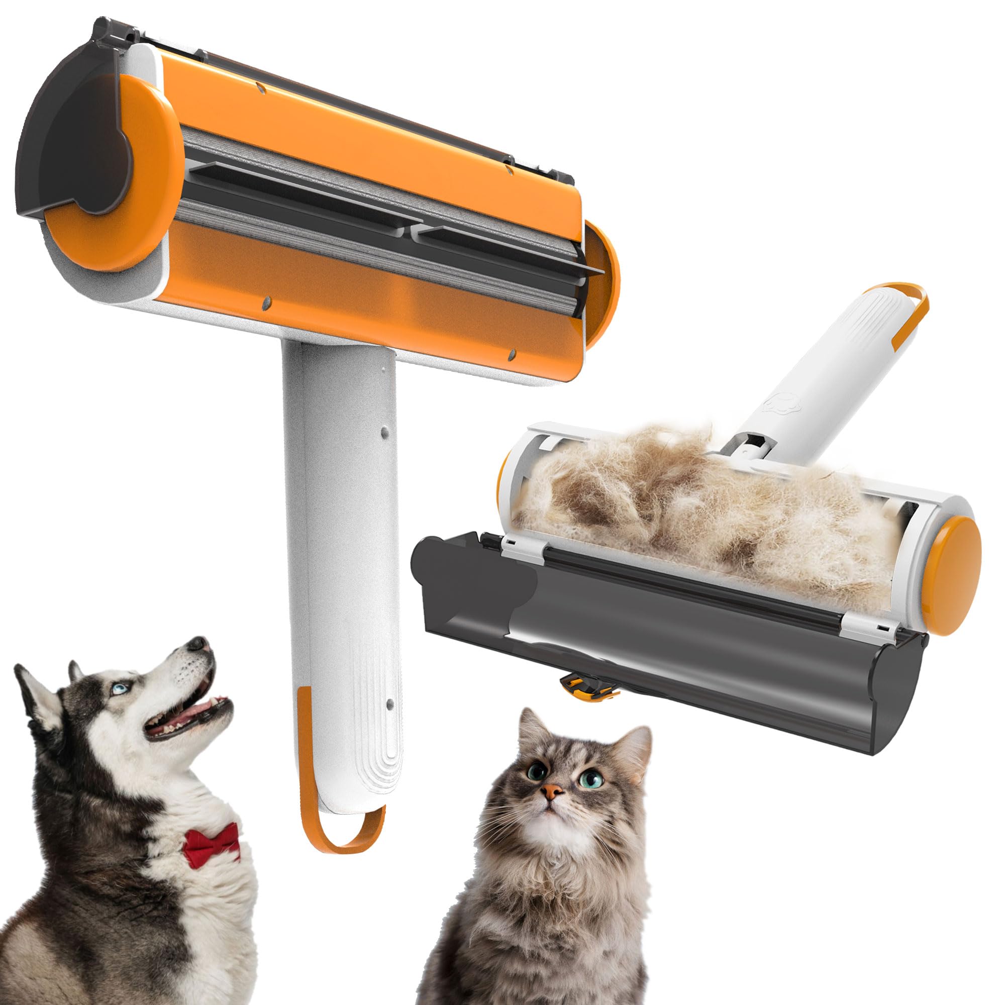 Heart Of Tafiti Pet Hair Remover, Lint Roller For Pet Hair, Reusable Fur Removal Tool- Cat And Dog Hair Remover For Car Interior
