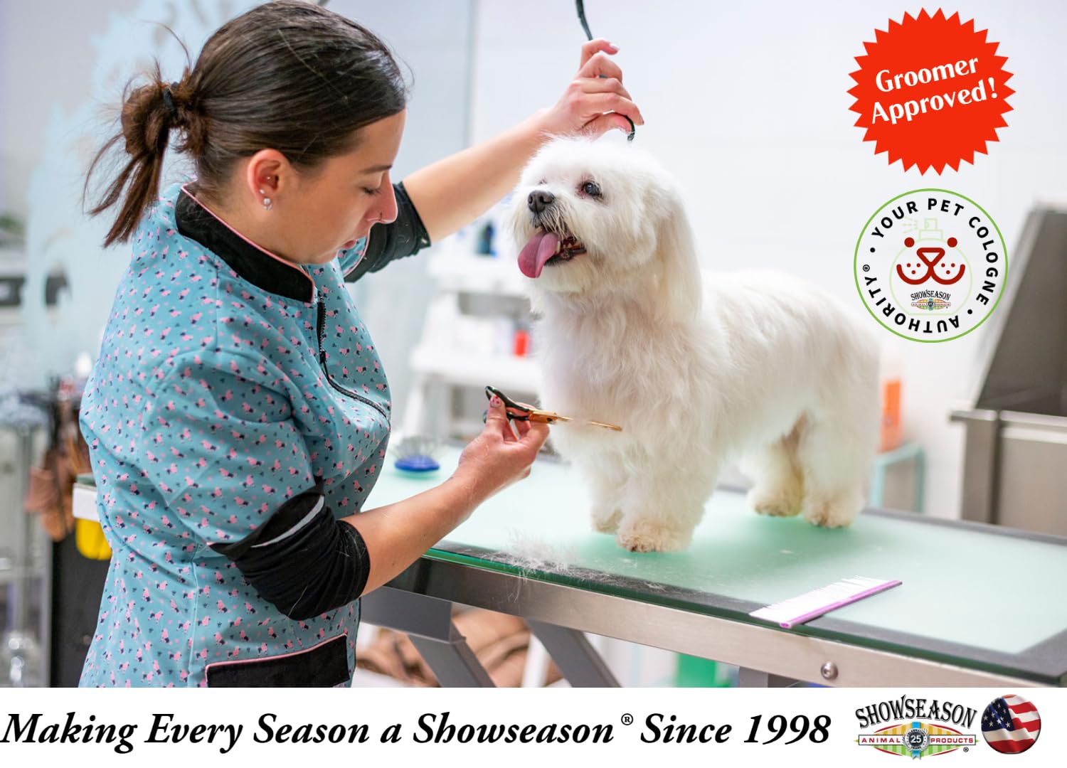 Showseason Bath & Brush Therapies Sensual Strawberry Pet Cologne 12.5 oz. For Dogs | Long-Lasting, Fruity Scent | Paraben-Free |