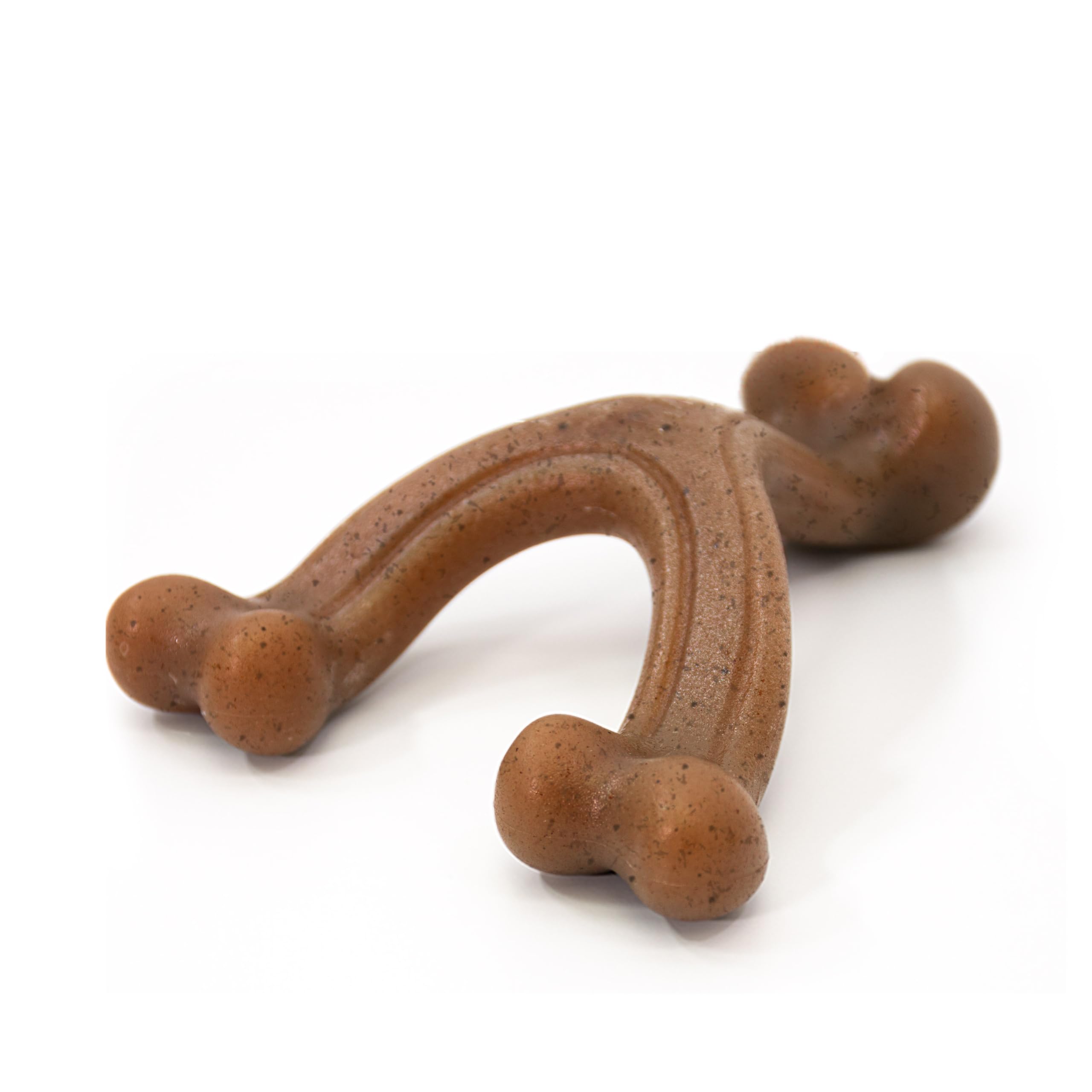 Nylabone Gourmet Style Strong Chew Wishbone Dog Chew Toy, Bacon Flavor, Small/Regular (1 Count)