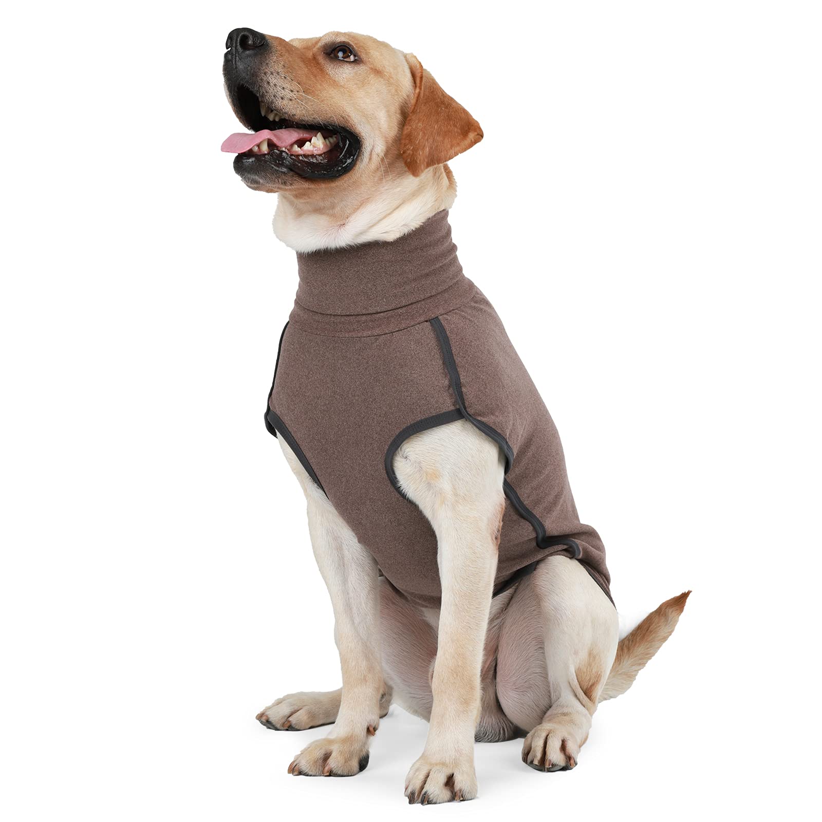 Dog Sweater Pullover Cold Weather Vest For Dogs Dog Sweatshirt & Jacket For Indoor And Outdoor Use (Xxx-Large, Brown)