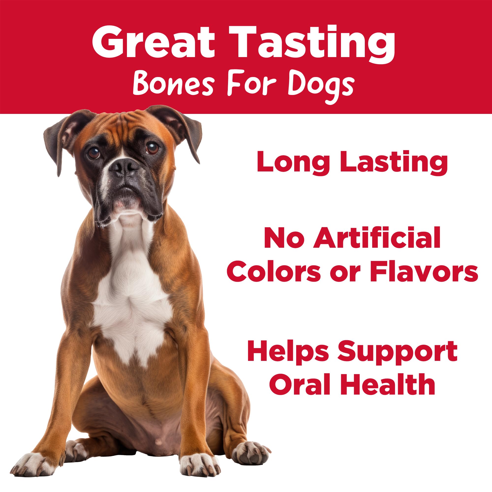 Country Kitchen Pork Femurs Dog Treat, 100% Natural, 2 Pack