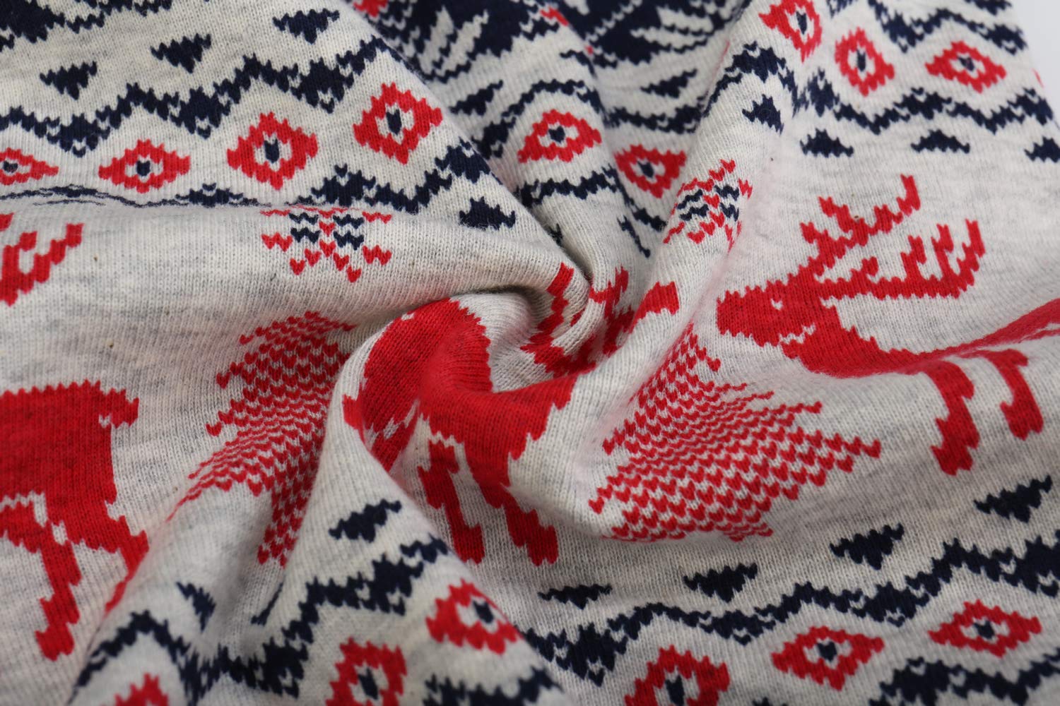 Lanyarco Xmas Grey Red Clothes Cotton Pet Dog Pajamas Jumpshit For Pets Dog Pajamas 16' Medium