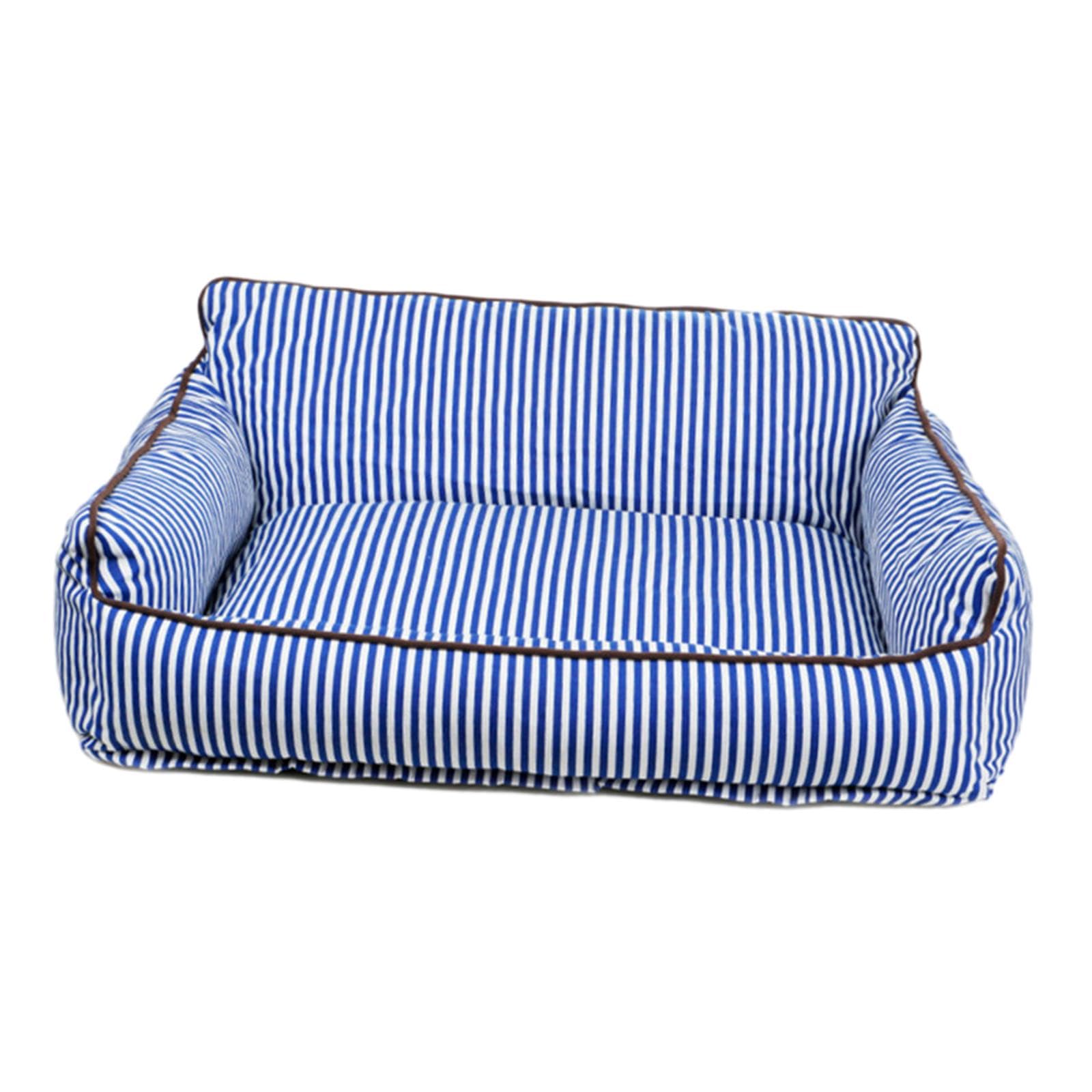 Enakshi Cat Sofa Bed Dog Bed with Removable Covers Dog Couch Animals Pet Couch Bed Blue 56cmx47cmx23cm | Pet Supplies | Cat Supp