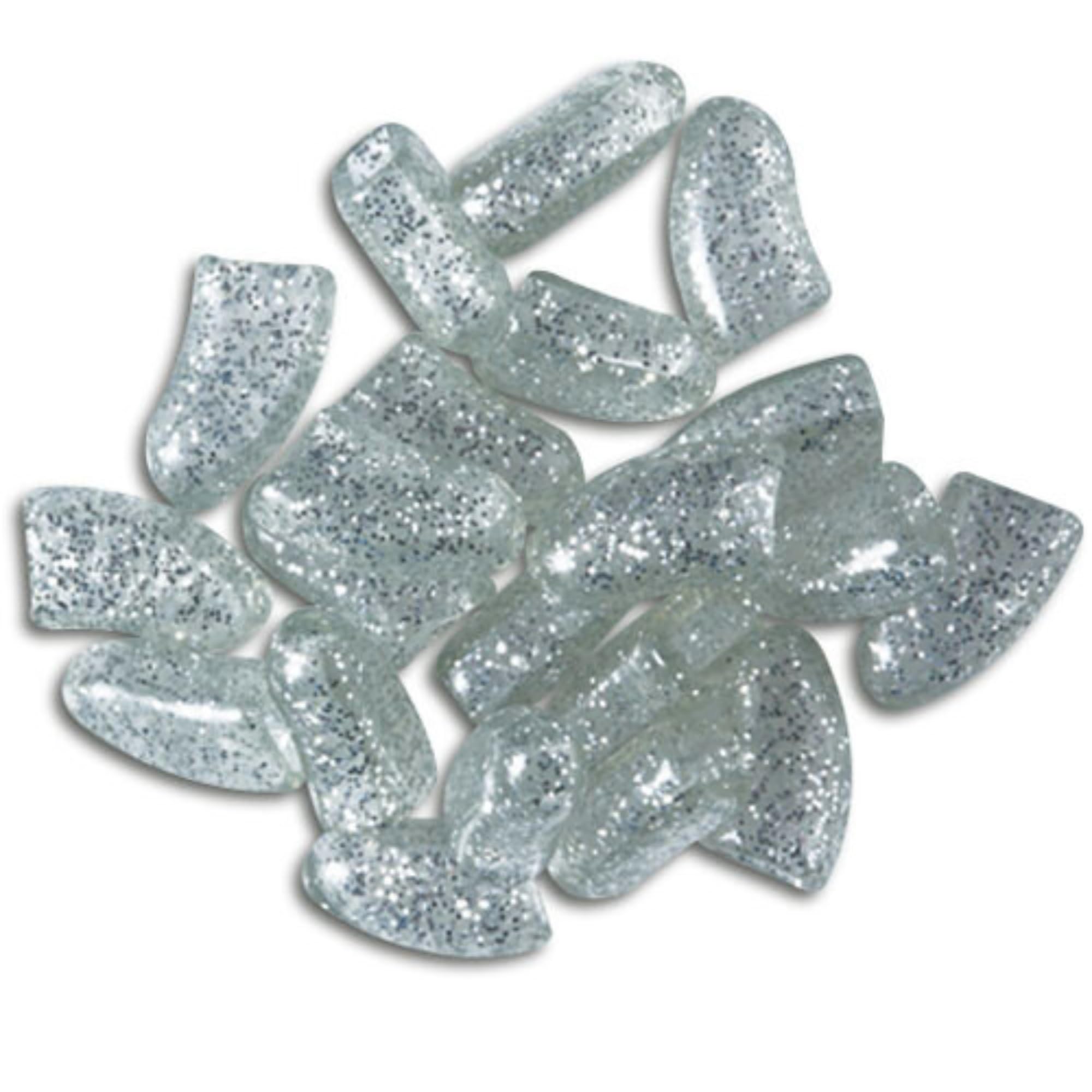 Soft Claws Dog And Cat Nail Caps Take Home Kit, Large, Sparkle Silver