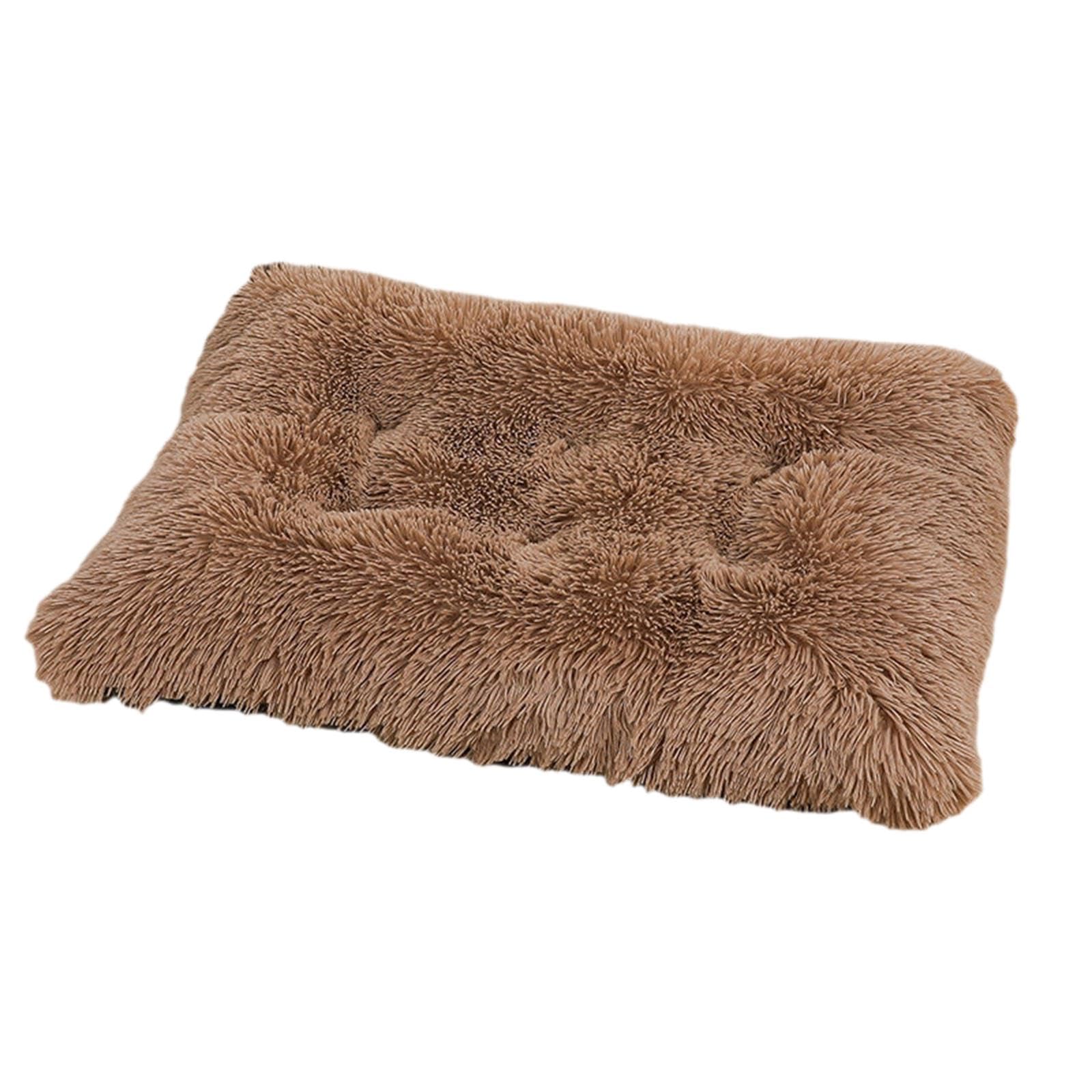 MYADDICTION Kennel Mat Comfortable Home Practical Thickened Cat Dog Mat for Puppy Kitten XL Khaki