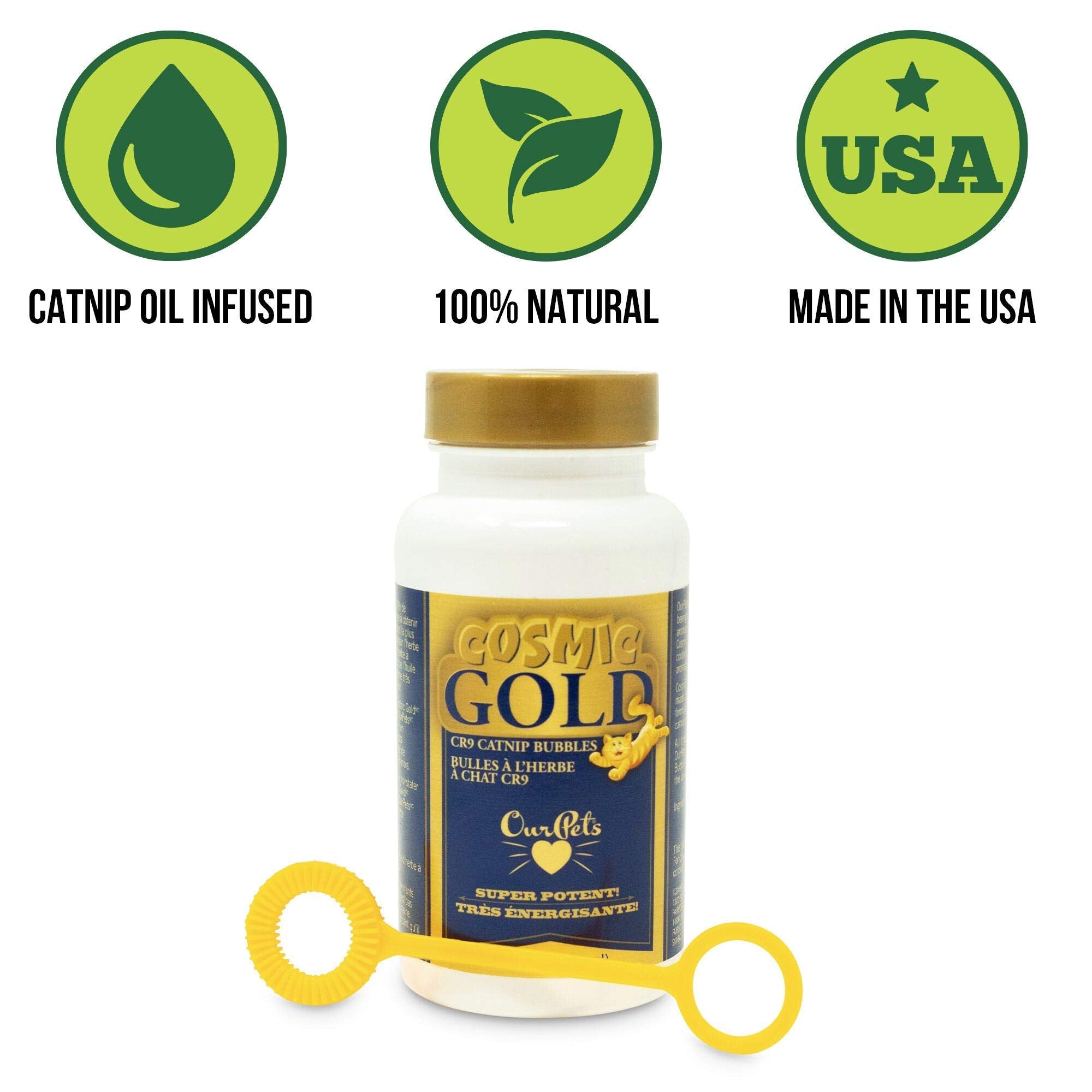 Ourpets Cosmic Catnip Bouncy Catnip Bubbles