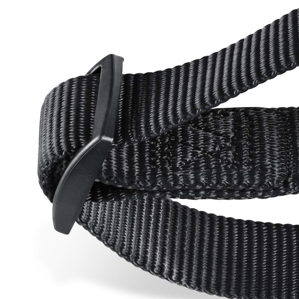 Heavy Duty Anti-Escape Martingale Collar Dog For Large Breeds Dogs - Walking Training Daily Use.(Large,Black)