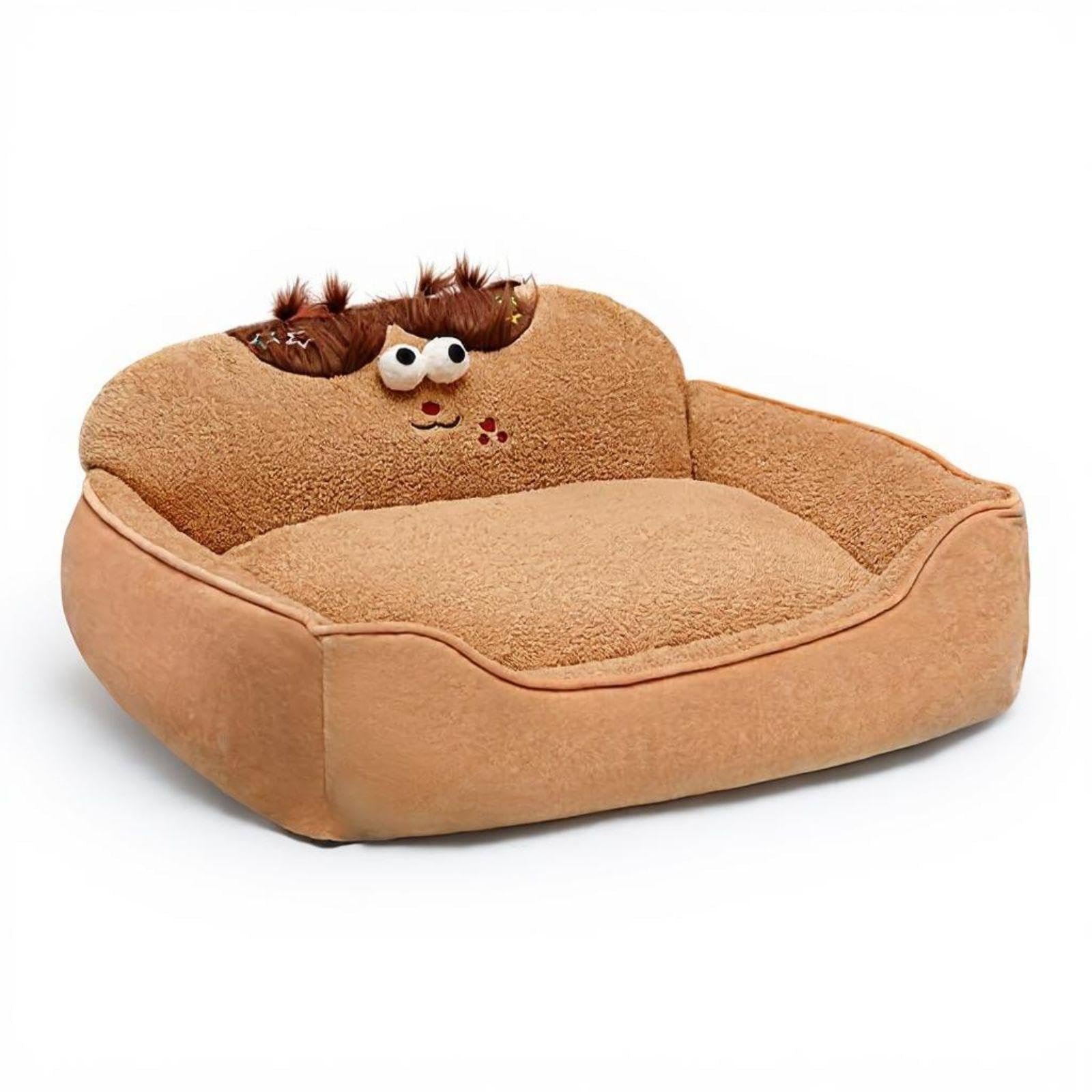 MERISHOPP Orthopedic Dog Bed, Intermediate Size, cleanable Removable Cover, Comfortable Couch Sofa, NonSlip Bottom American Gir