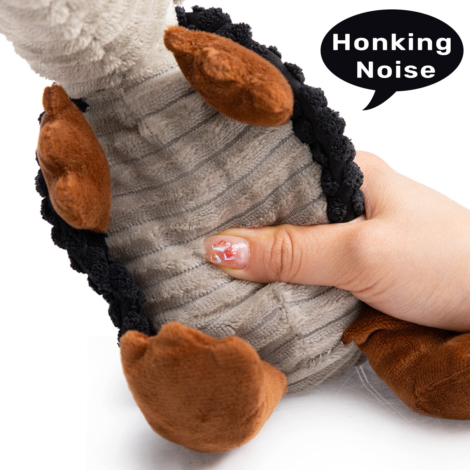 Hollypet Dog Toys-Squeaky Dog Toys-Large Dog Toys-Plush Dog Toys-Big Dog Toys-Stuffed Dog Toys-Durable Dog Toys-Puppy Chew Toys-Dog Chew Toys For Small, Medium, Large Dogs, Brown