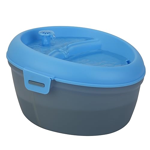 CoolerDog Dog Water Fountain - 6L Ultra Quiet Filtered Pet Fountain, Grey, Model CDHPF-6L, Encourages Hydration